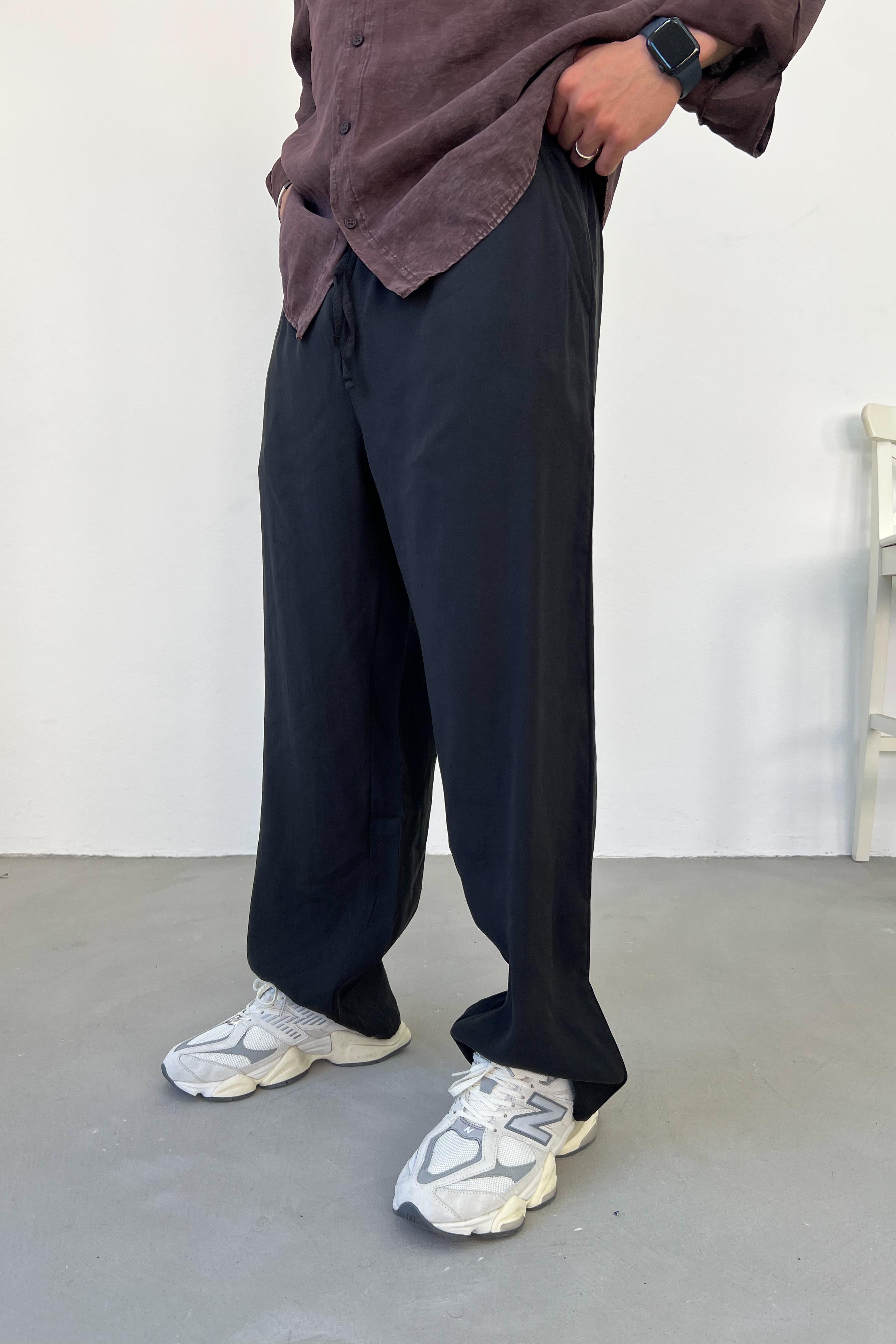 Tensel Kumaş Baggy Pantolon 40-19