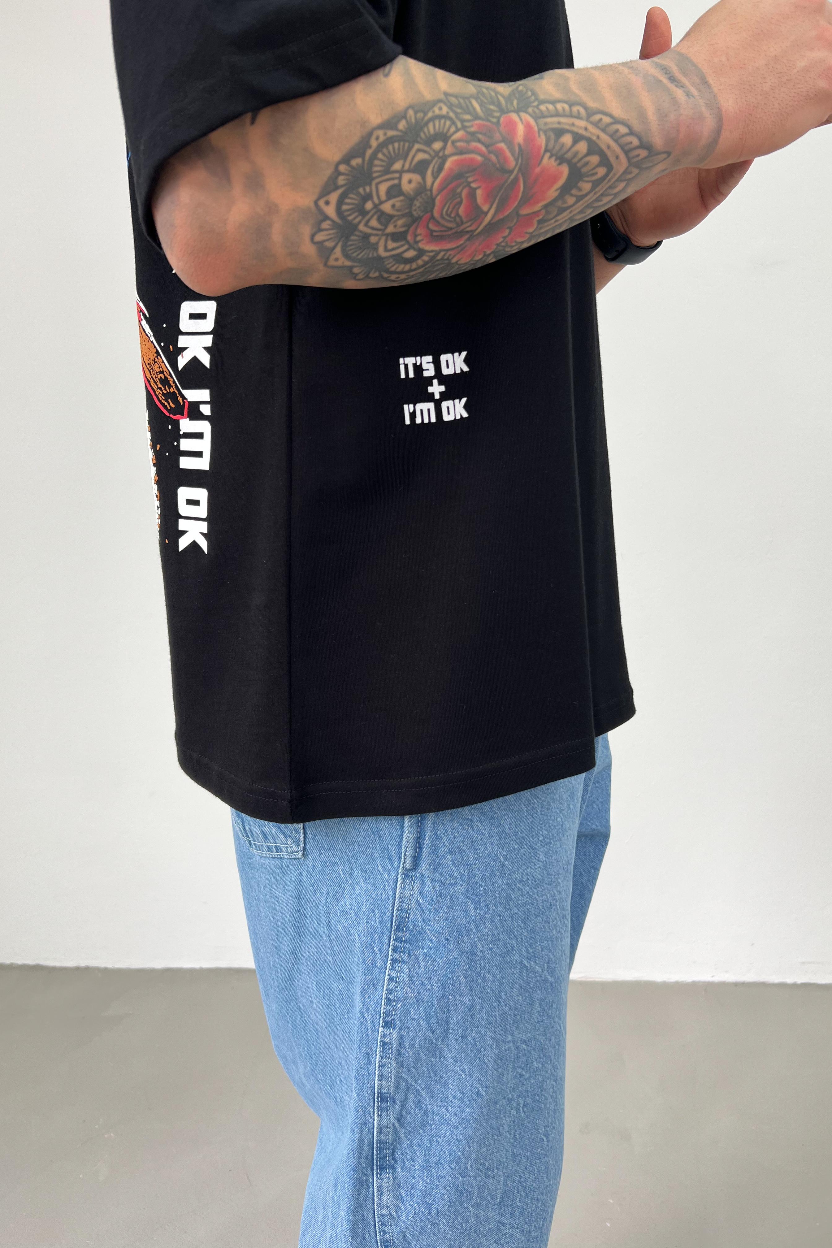Repsol Baskılı Oversize Tshirt Y203