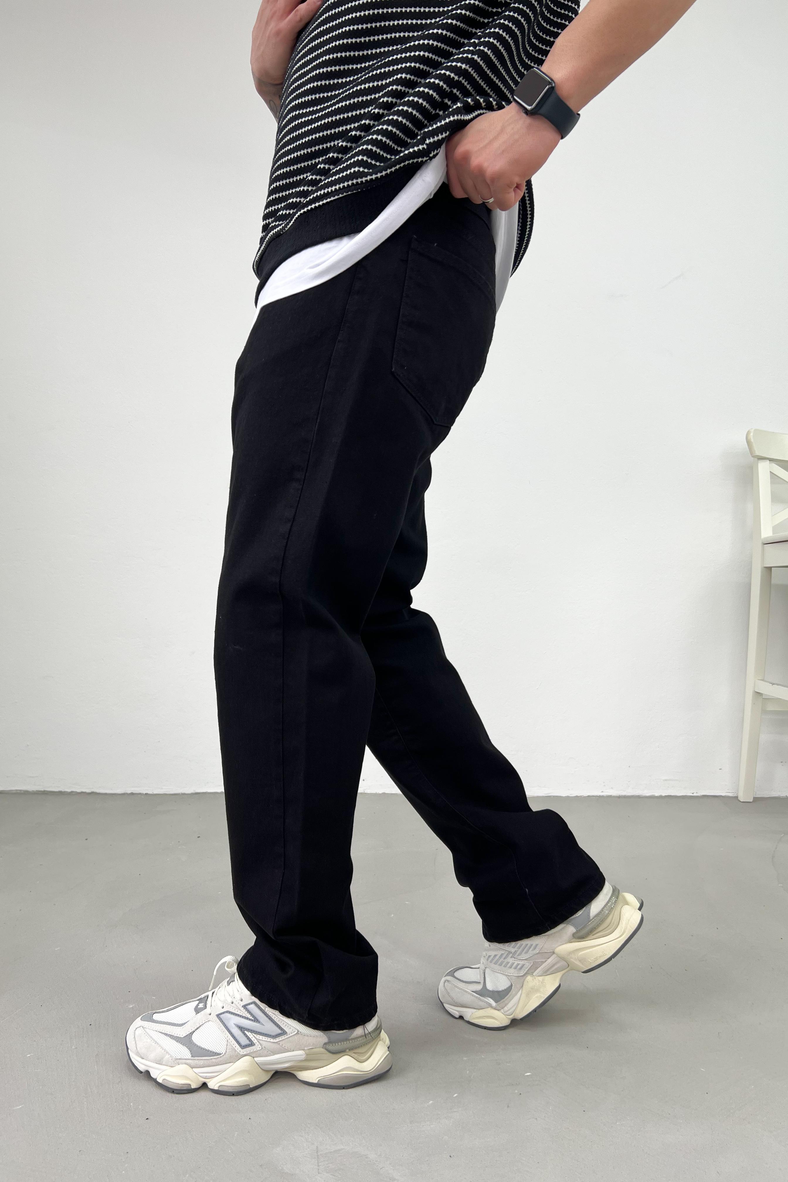 Siyah Baggy Pantolon 