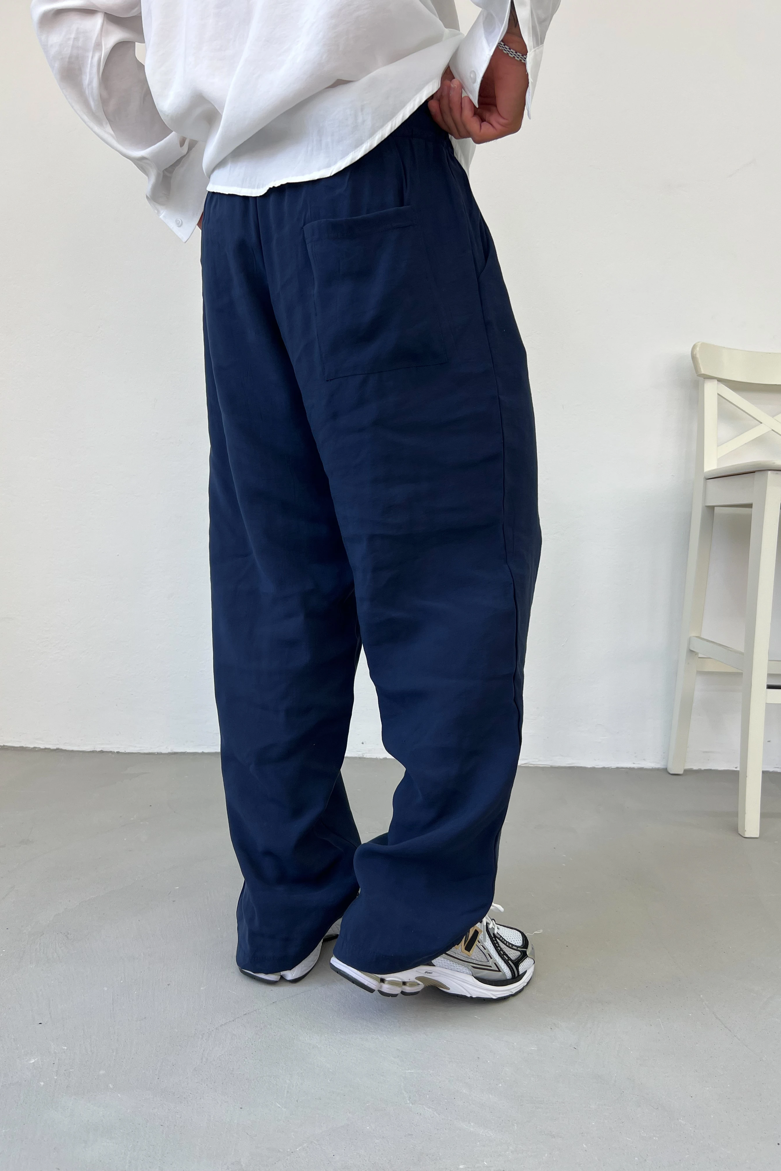 Tensel Kumaş Baggy Pantolon 80-18