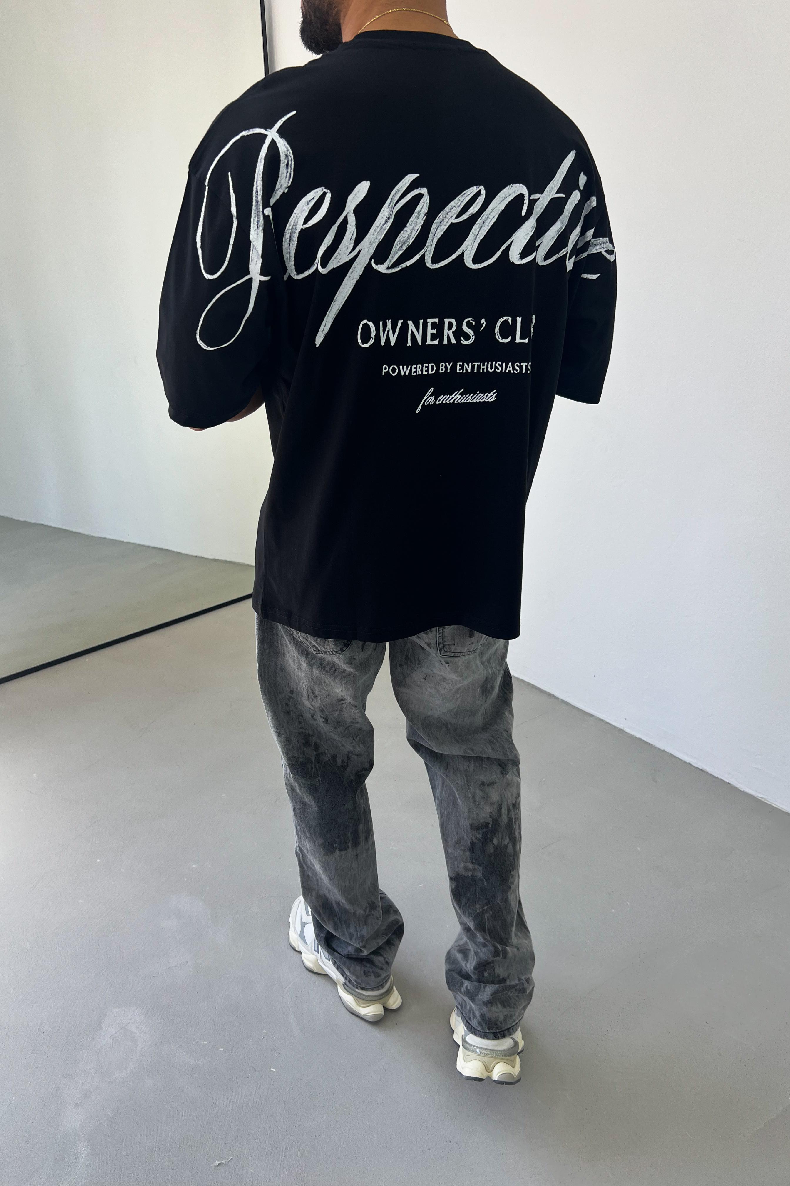 Respective Baskılı Oversize Tshirt 2503