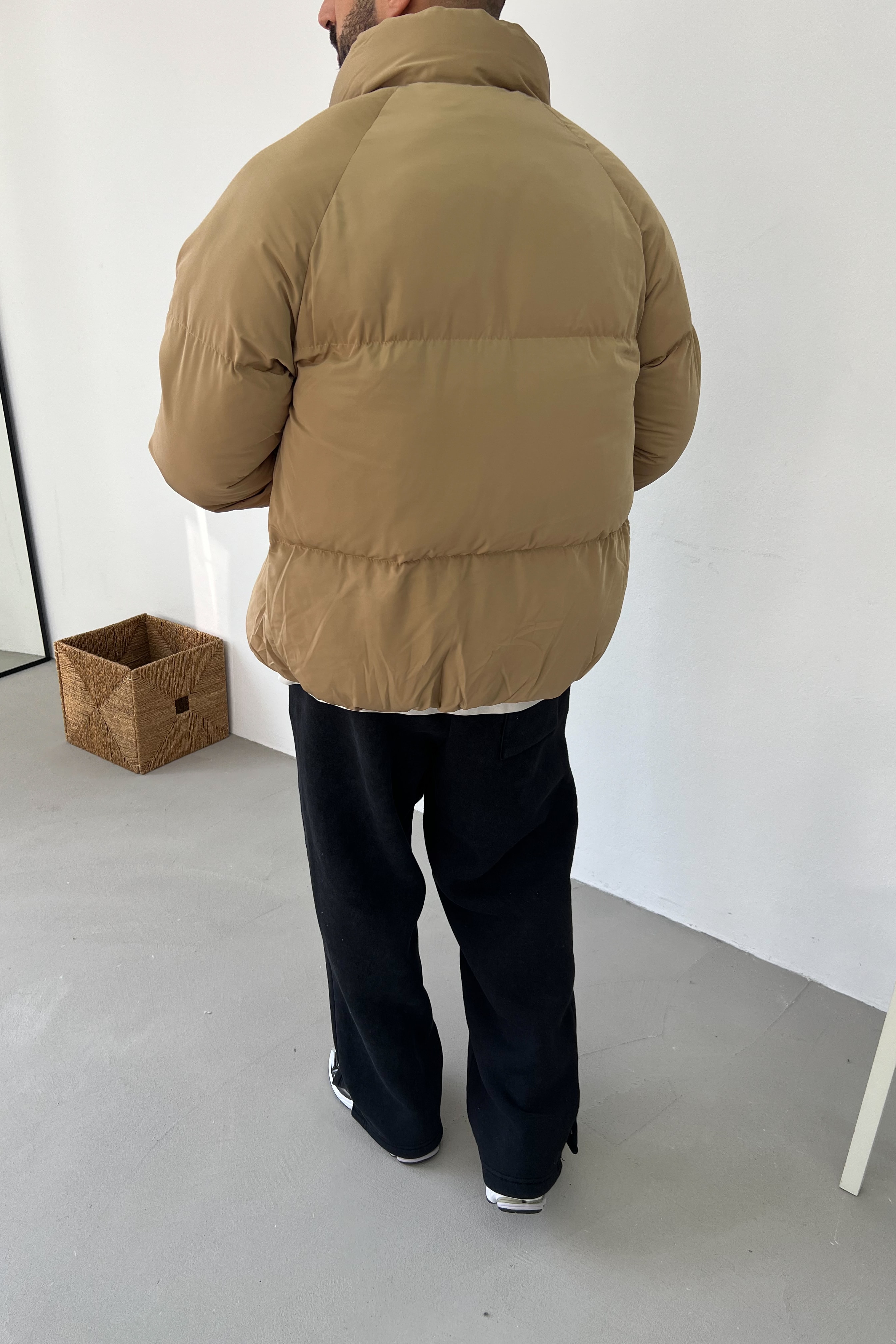 Oversize Basic Şişme Mont 0806