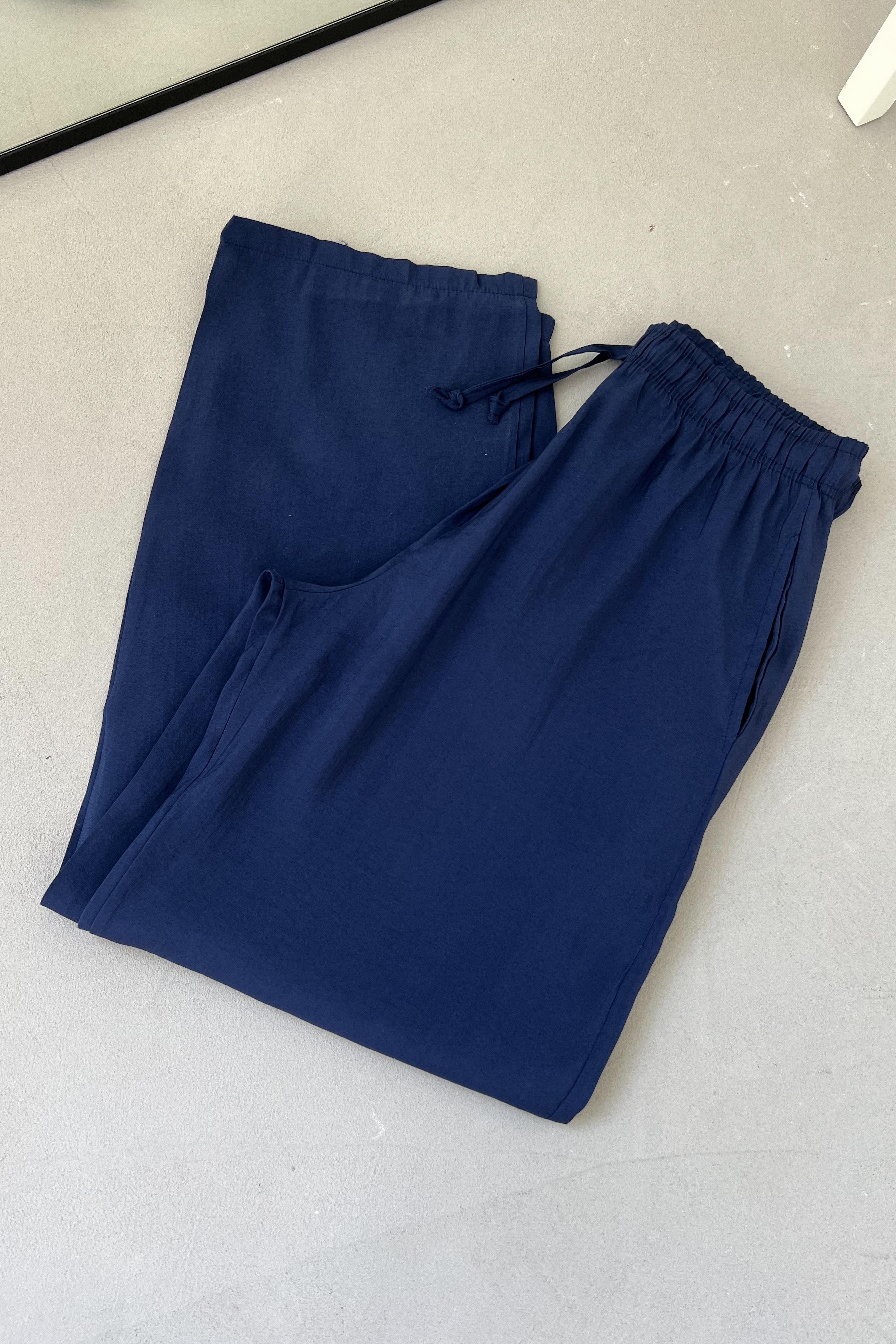 Modal Kumaş Lacivert Basic Eşofman 1196