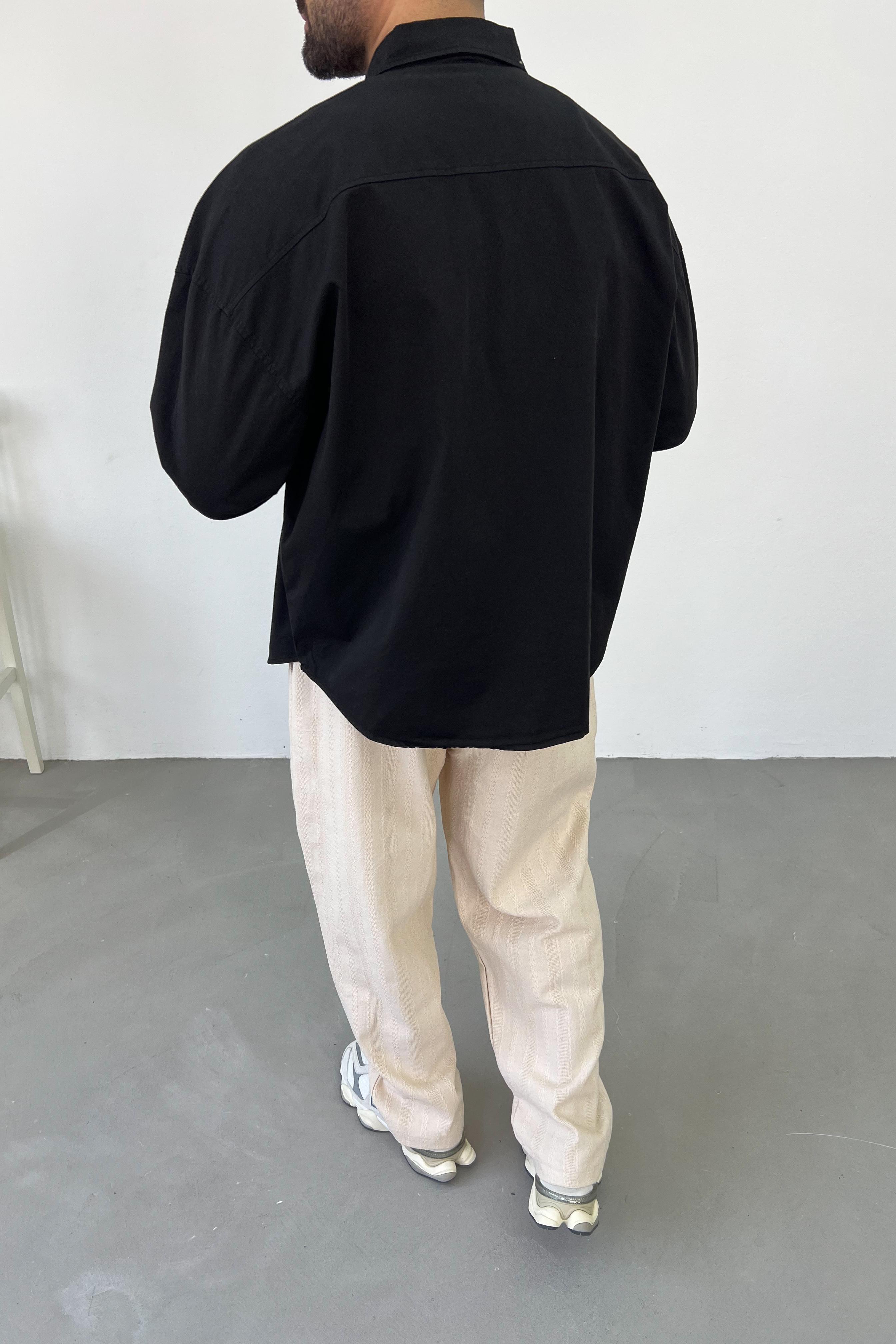Gabardin Kumaş Oversize İnce Mevsimlik Ceket 1100