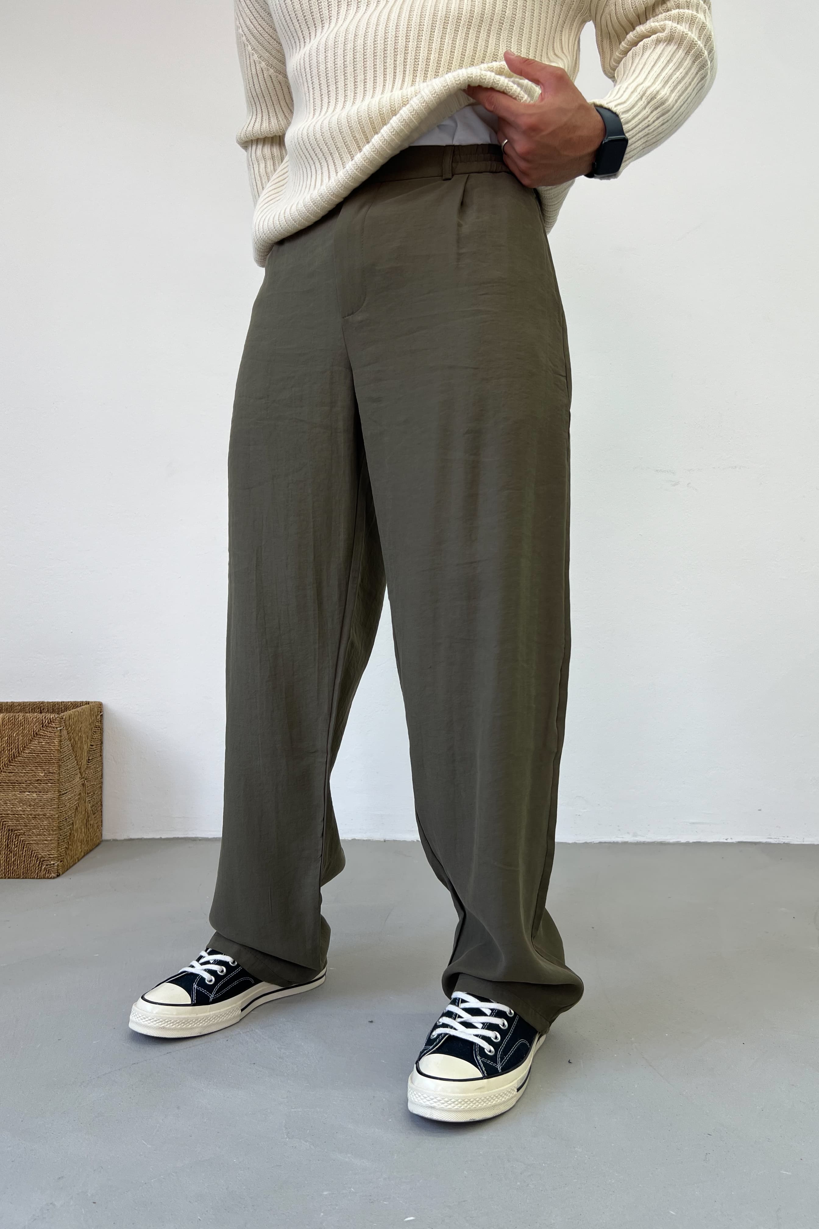 Tensel Kumaş Baggy Pantolon 26K117