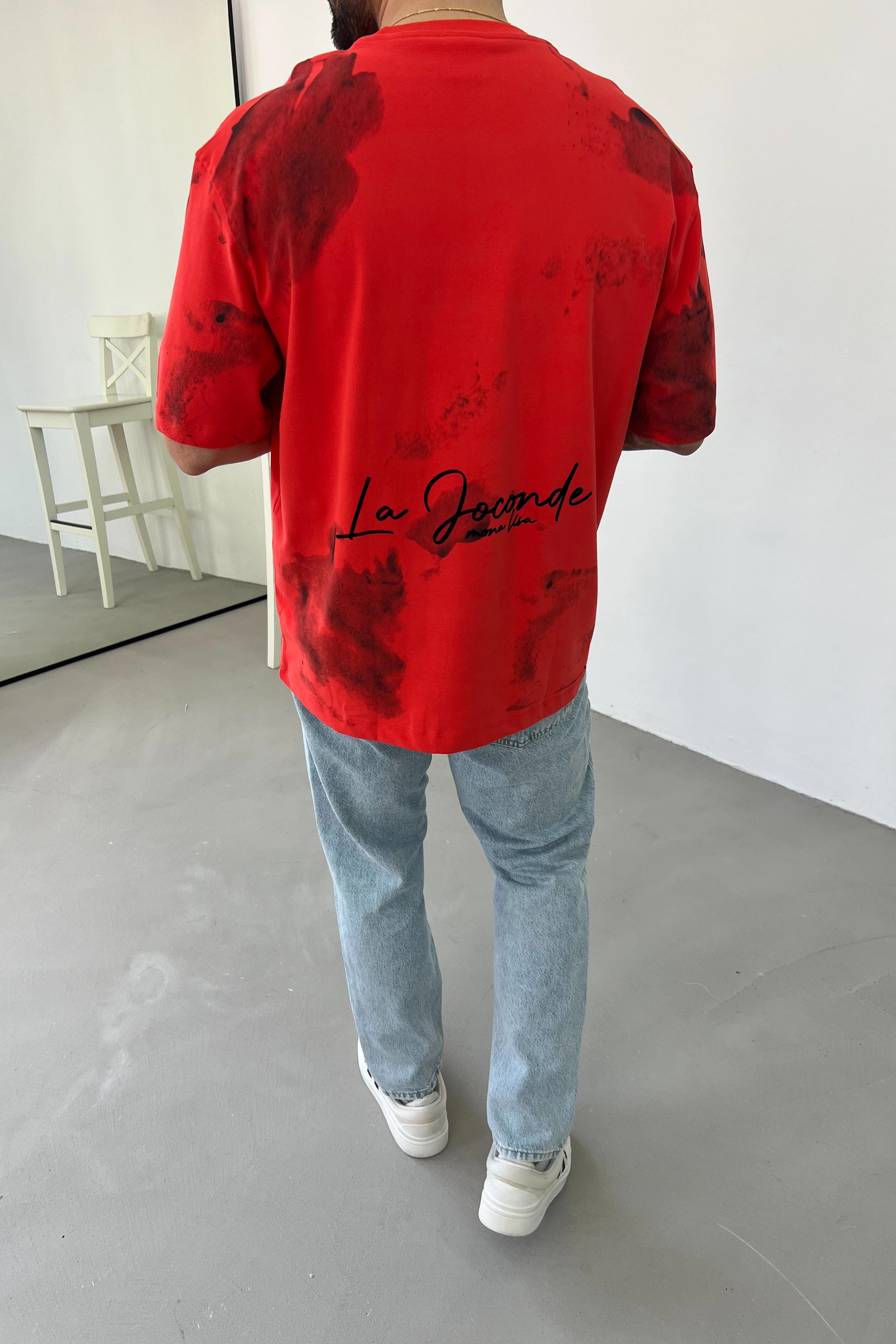 Bulut Efektli Minik Oversize Tshirt 1184