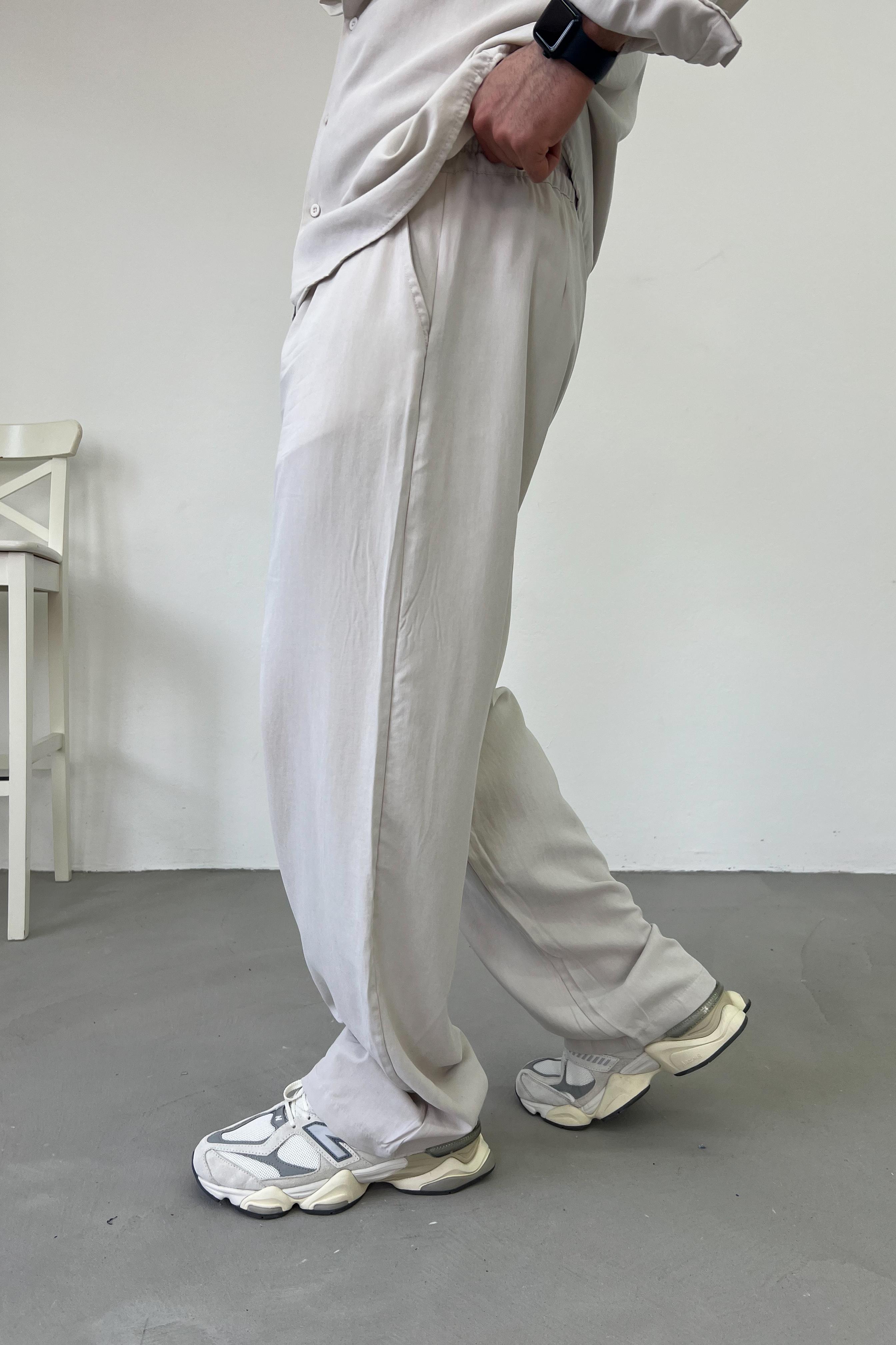 Tensel Kumaş Baggy Pantolon 1005
