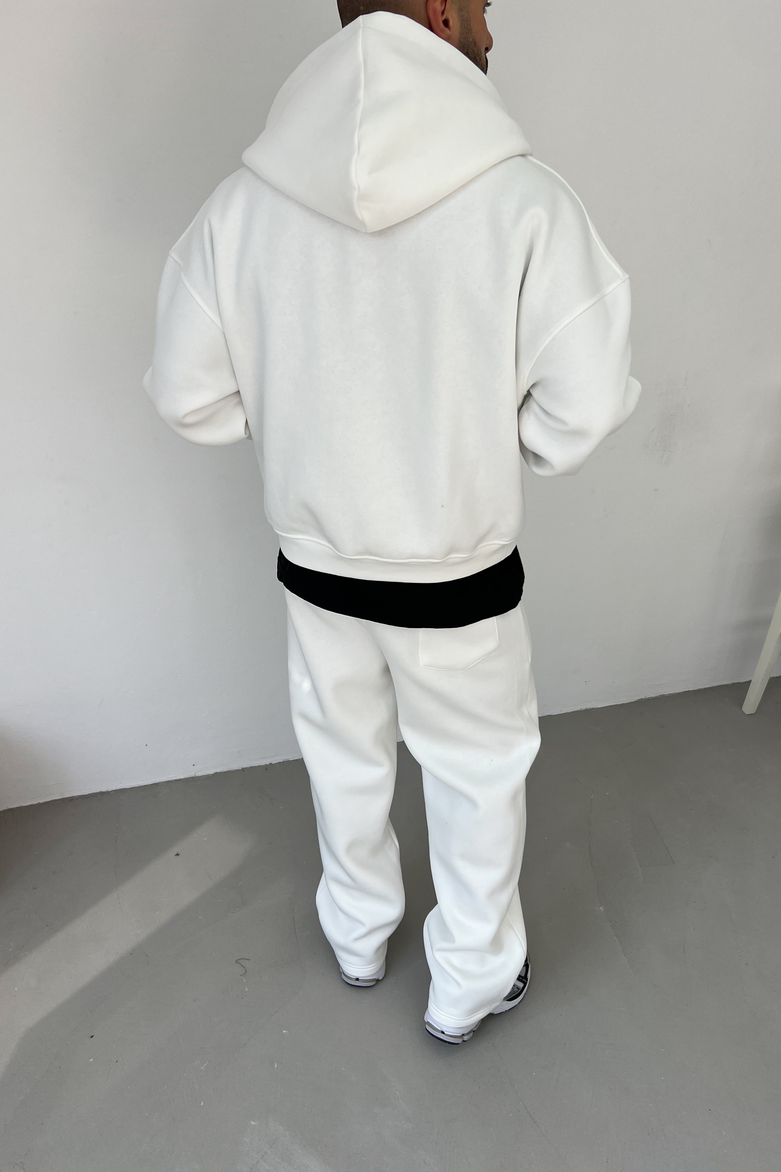 Kapüşonlu Oversize Basic Sweatshirt 26K115