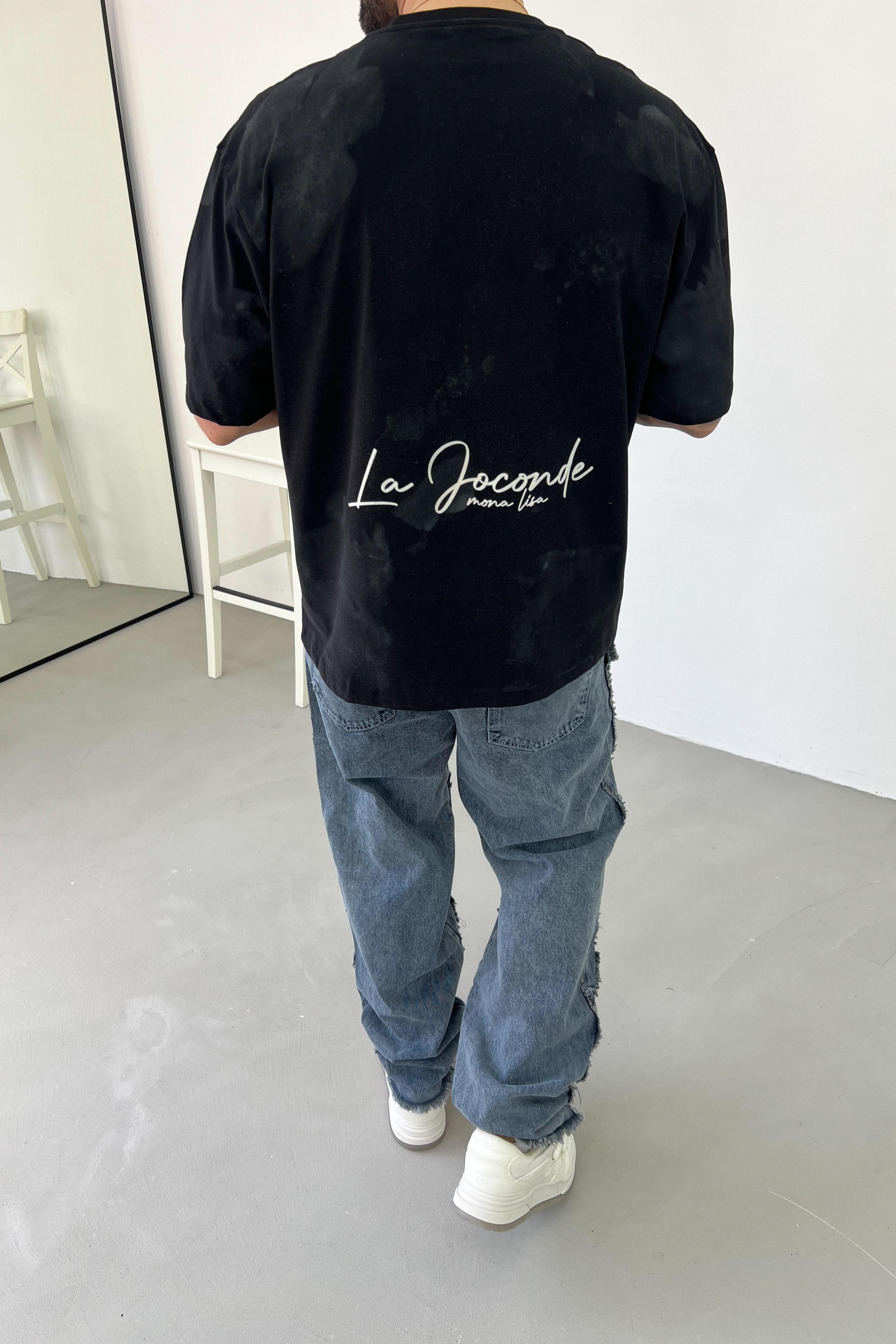 Bulut Efektli Minik Oversize Tshirt 1184