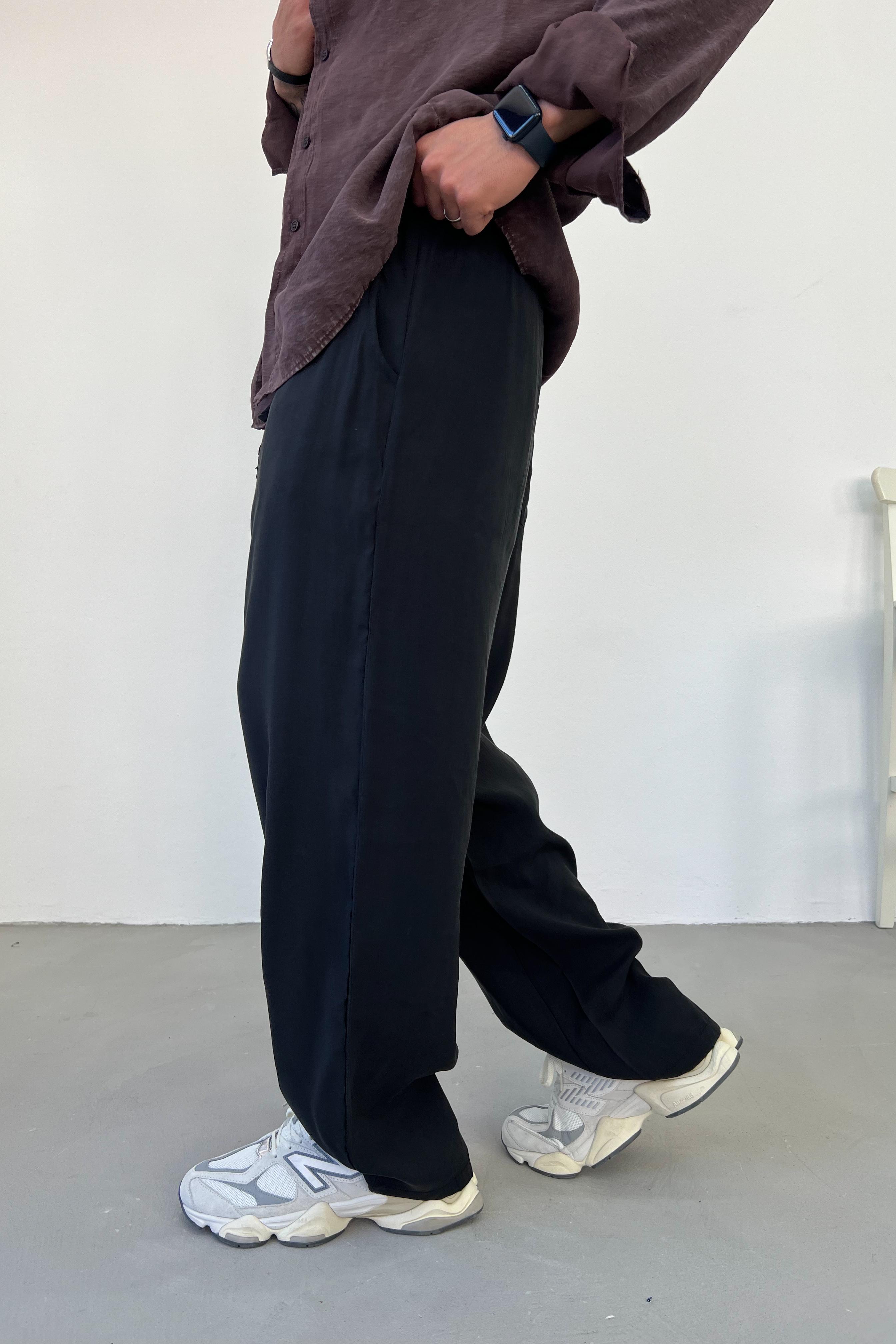 Tensel Kumaş Baggy Pantolon 40-19