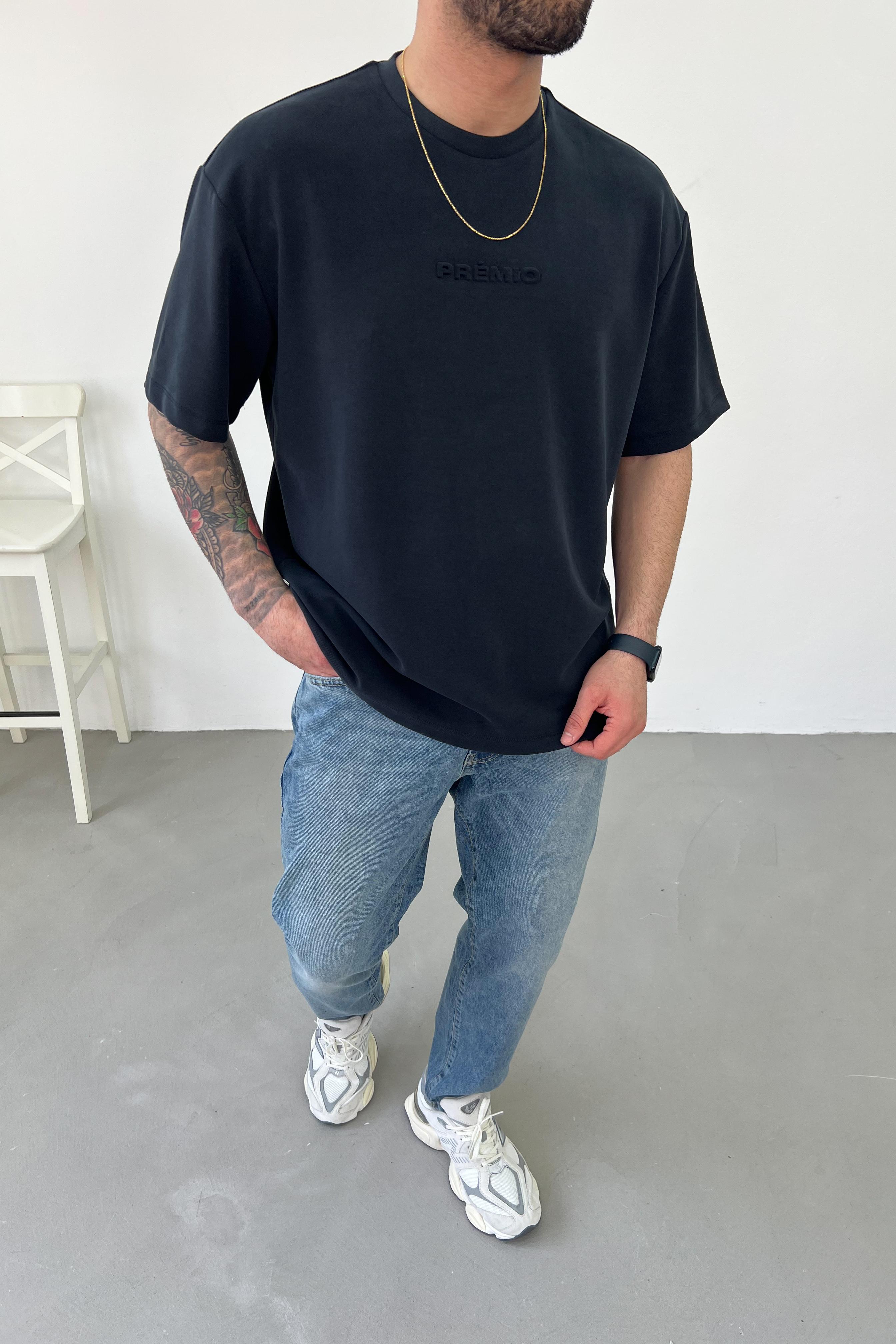 Oysho Kumaş Premio Baskılı Oversize Tshirt 1195