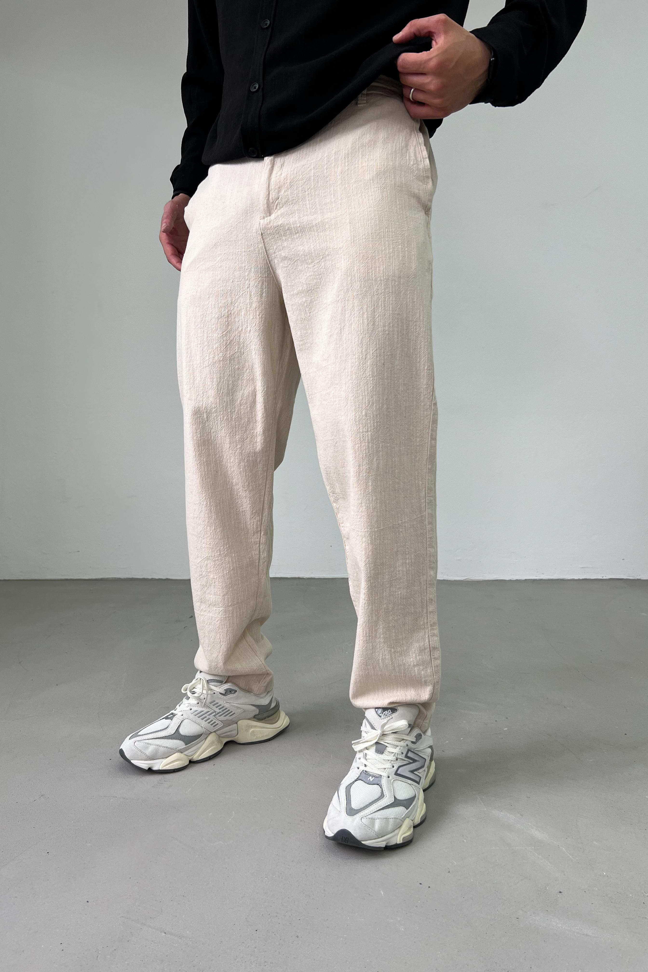 Basic Keten Pantolon 1085