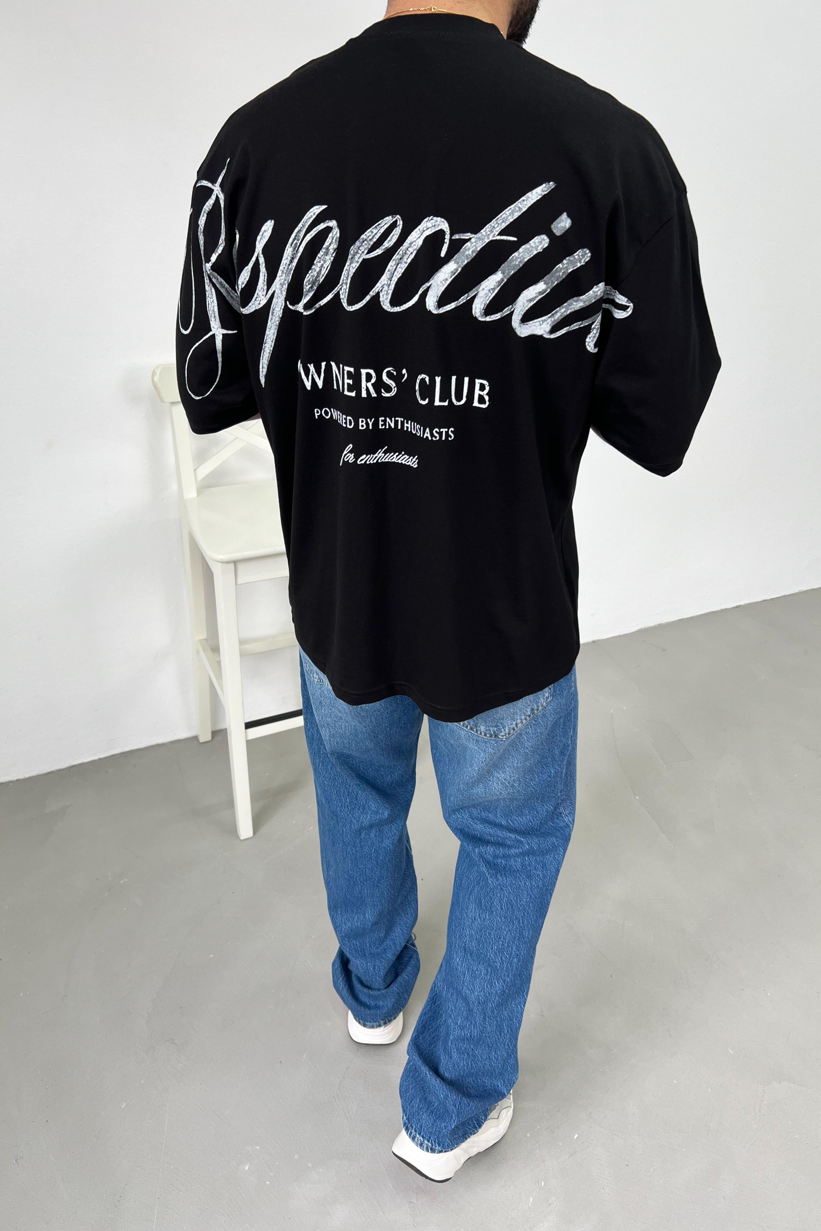 Respective Baskılı Oversize Tshirt 2503