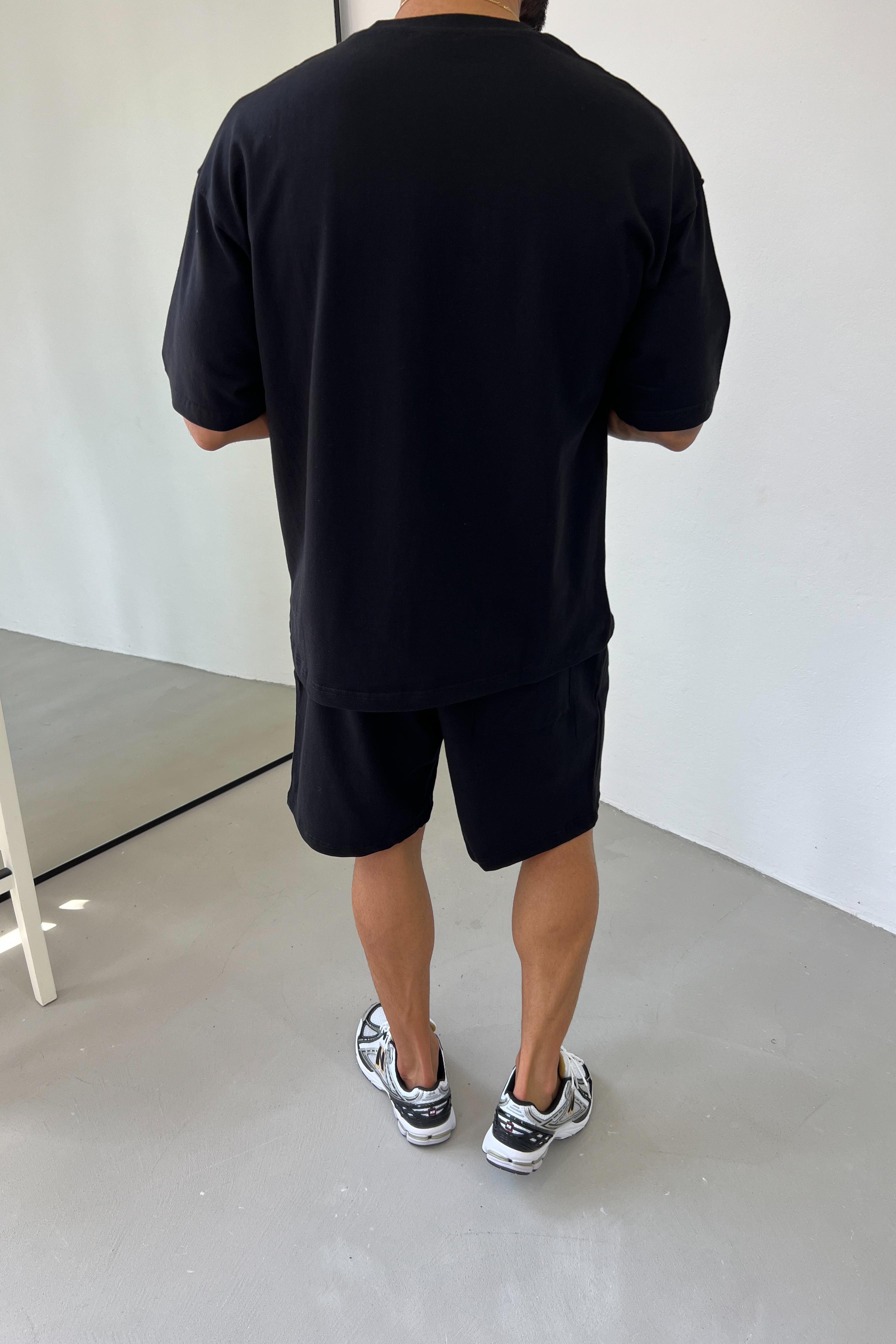 Visual Metaphor Baskılı Oversize Şort Takım 30-11