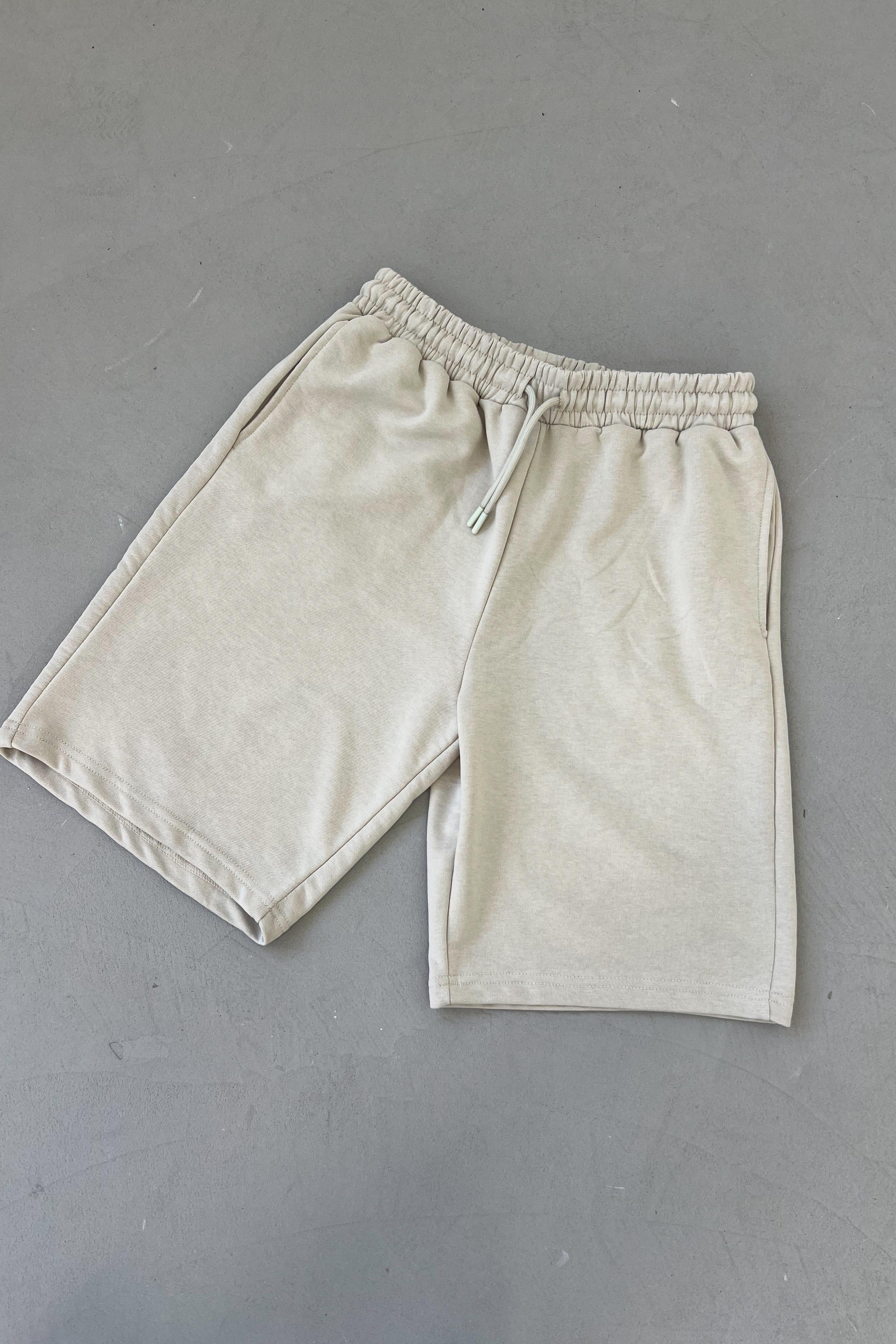 Bej Basic Şort 1528