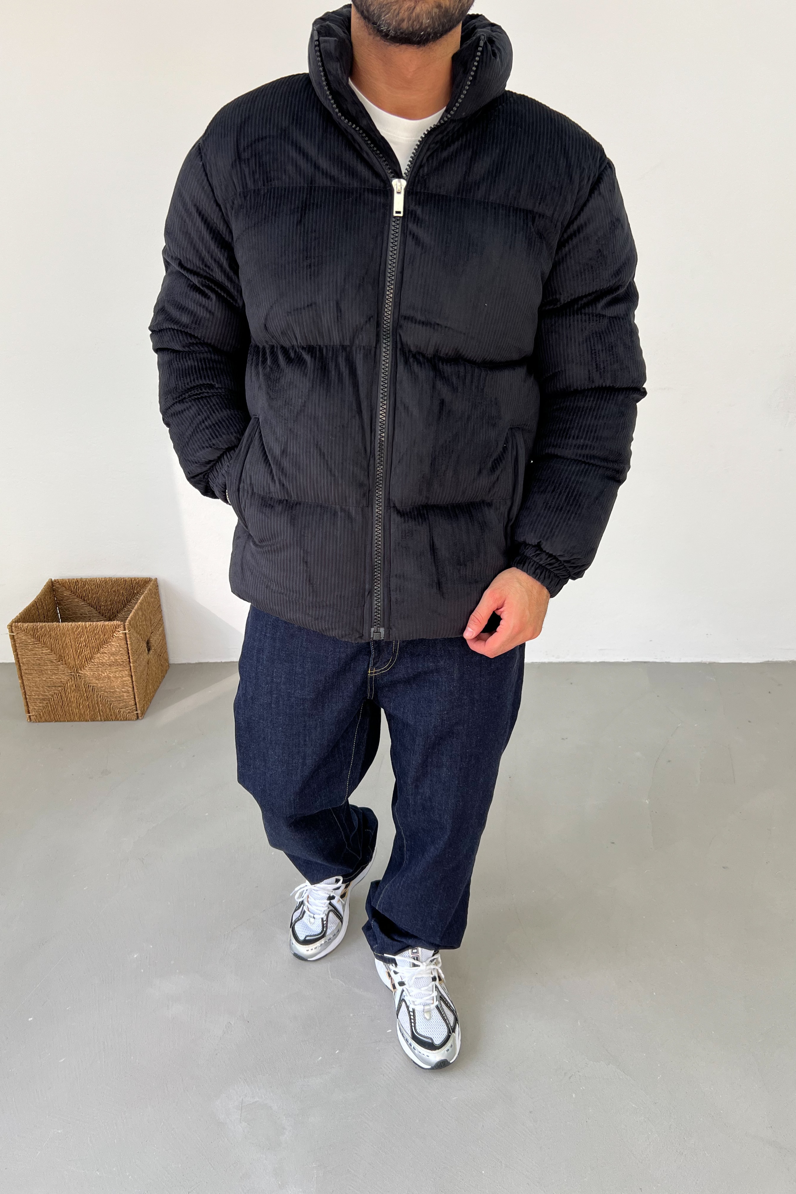 Fitilli Kadife Mont 1102 - Siyah