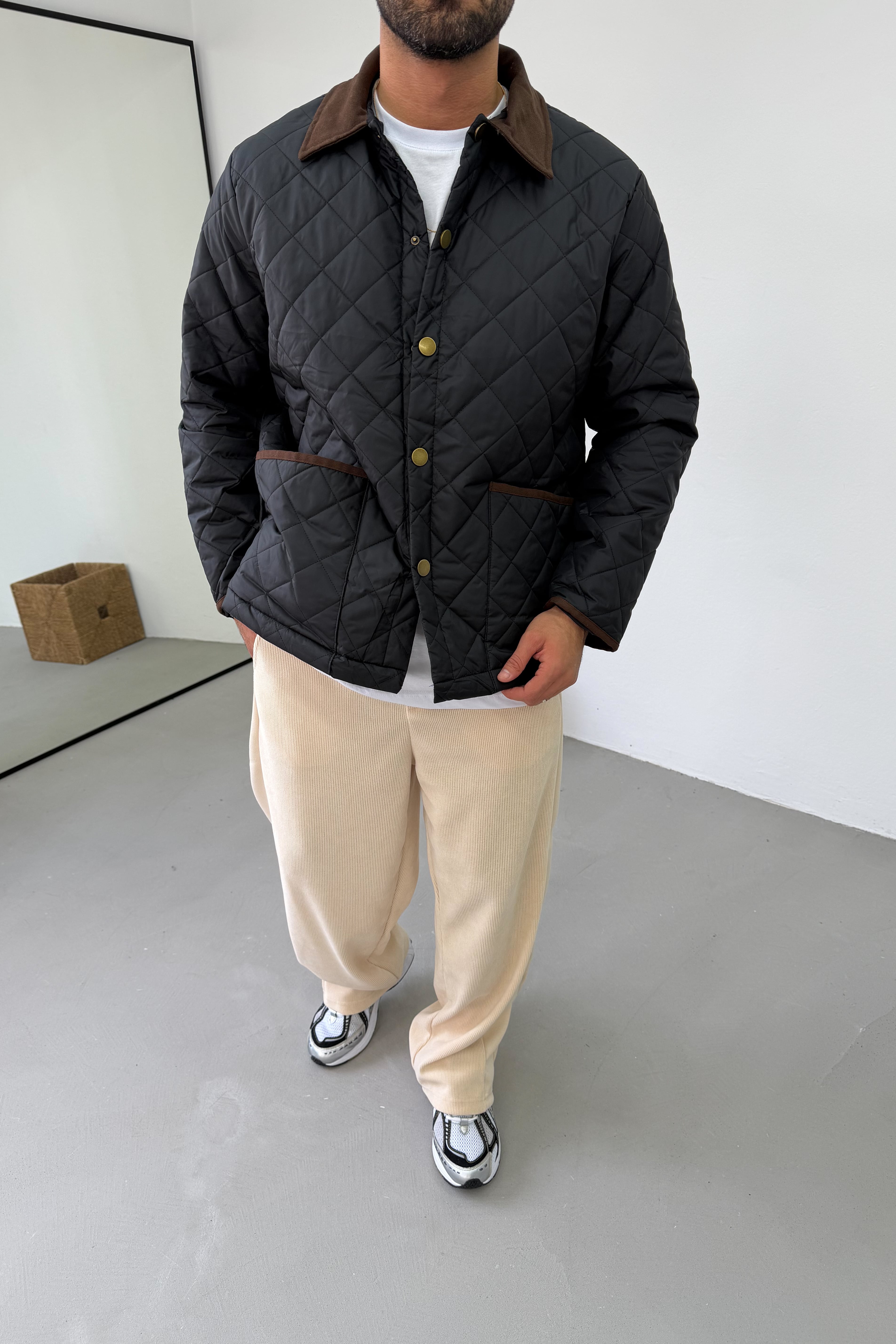 Kapitone Mont 1999 - Siyah