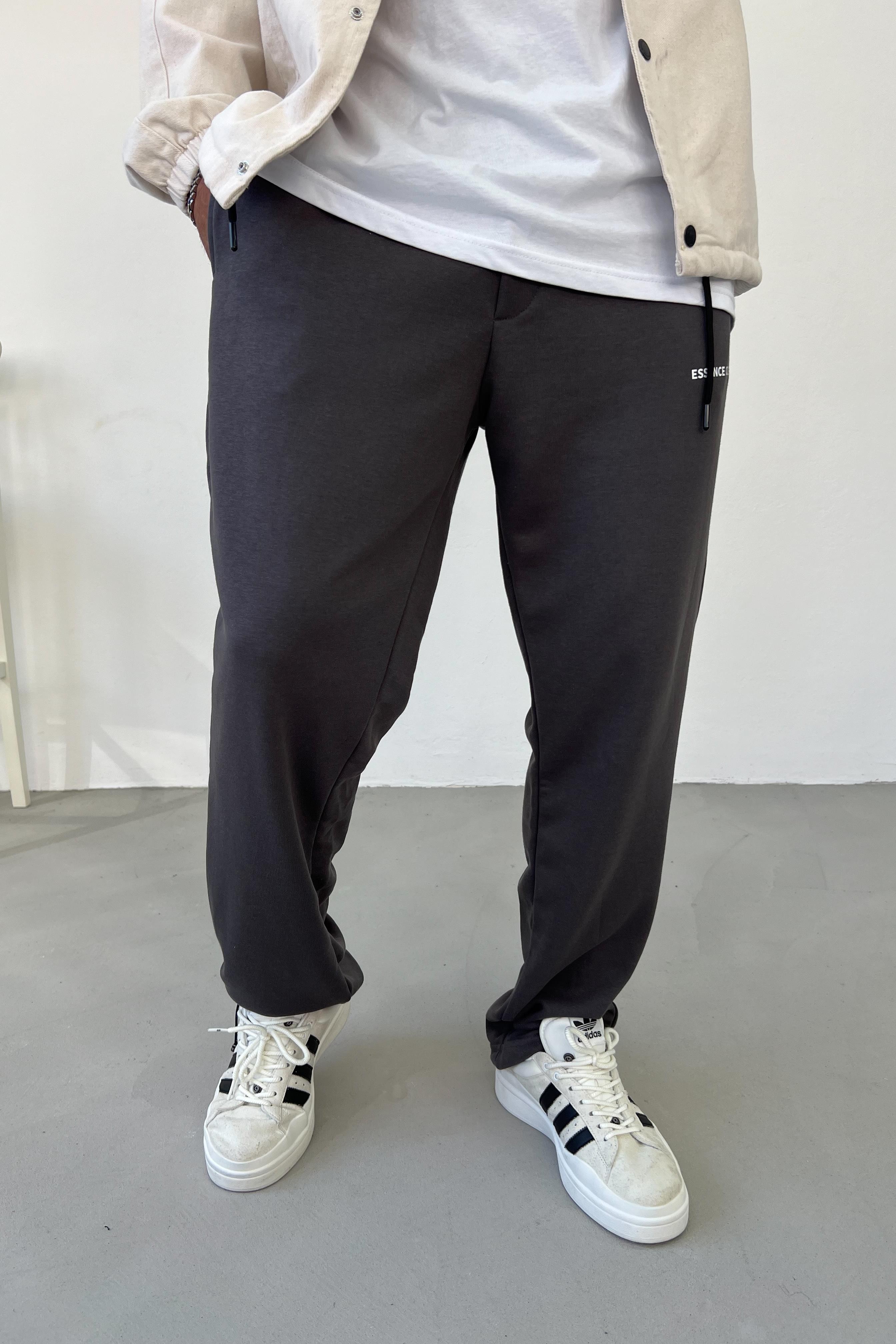 Füme Stoper Paça Baggy Eşofman 01