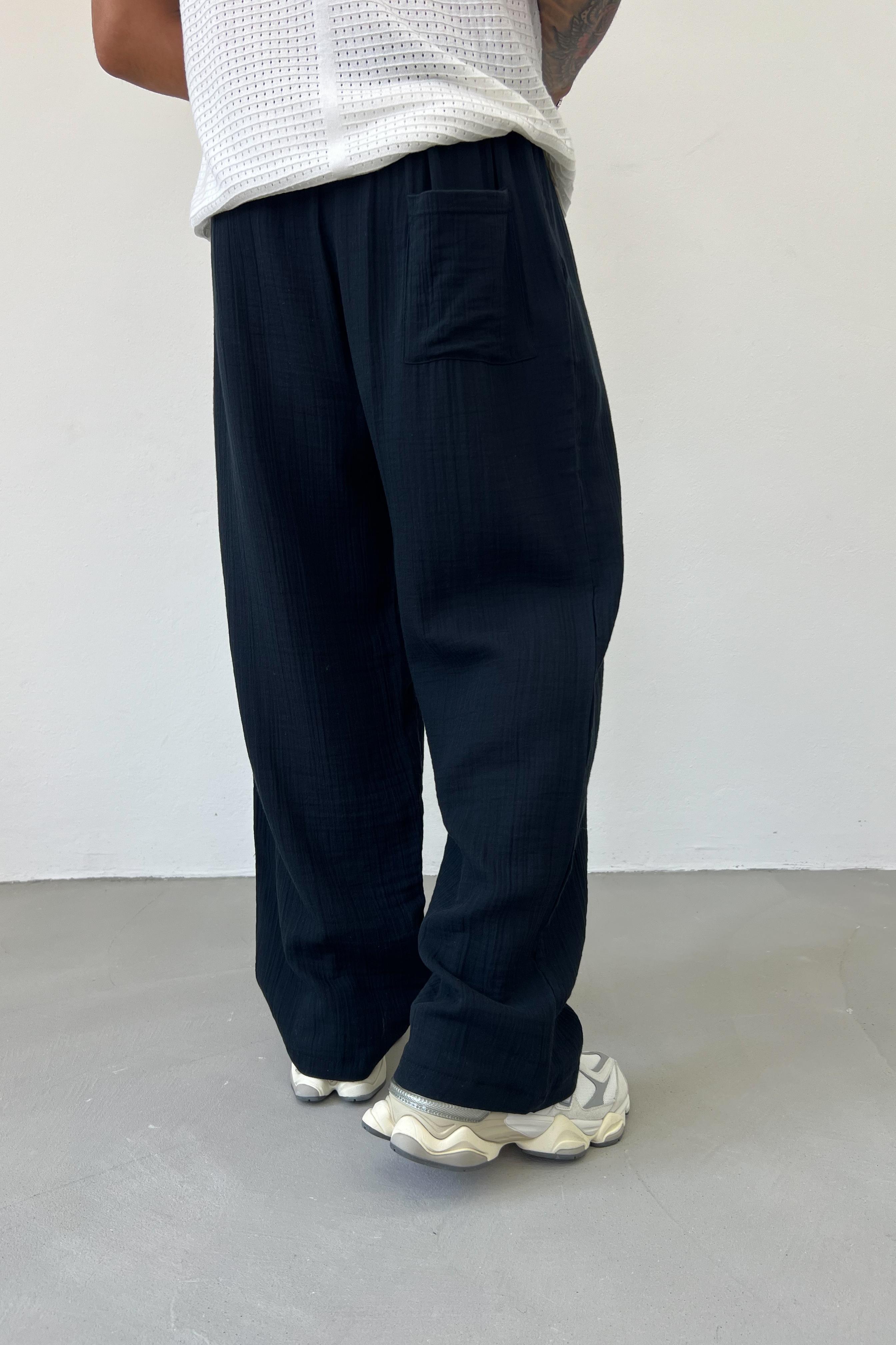 Müslin Kumaş Baggy Pantolon 40-25