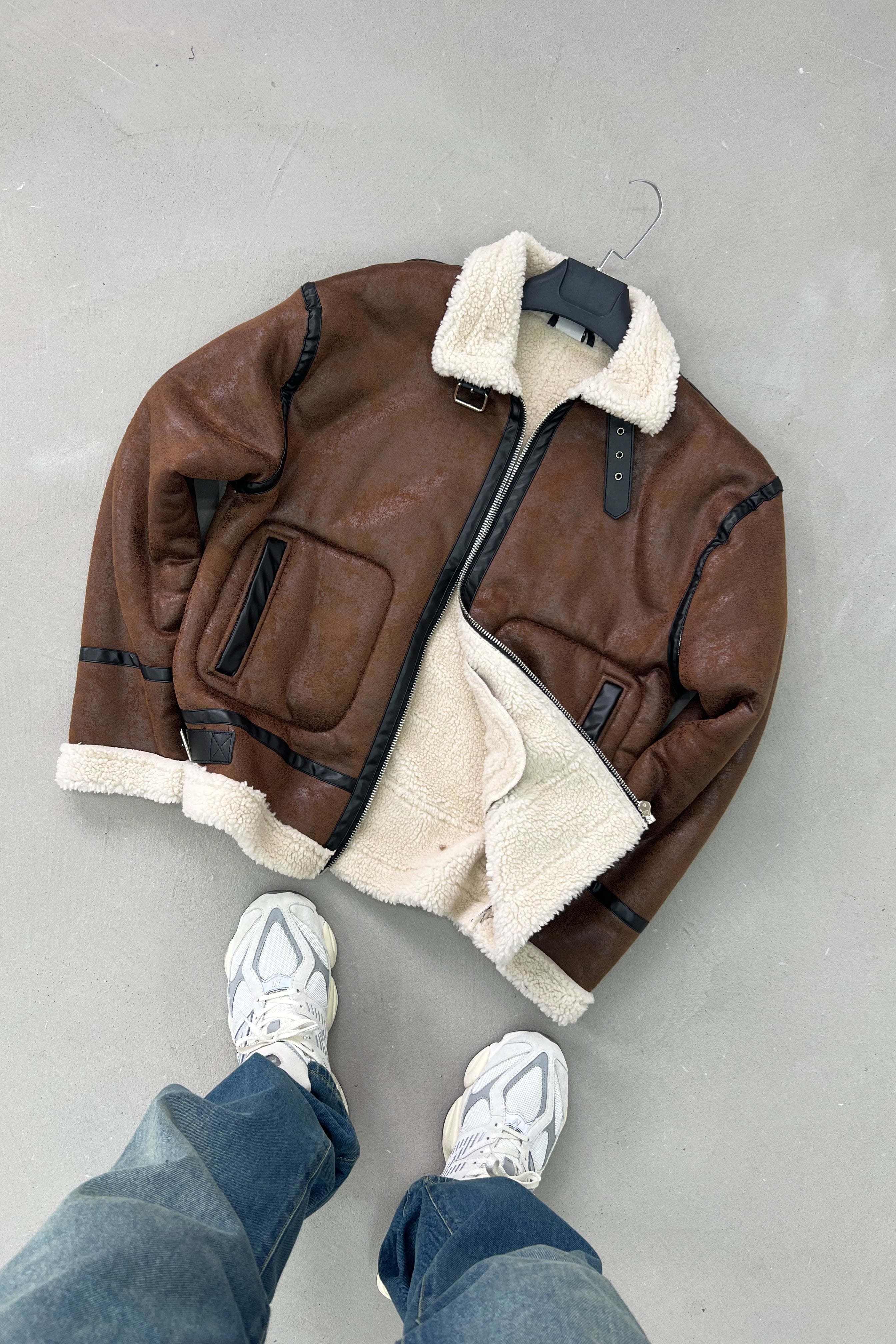 Kürklü Deri Mont 2343