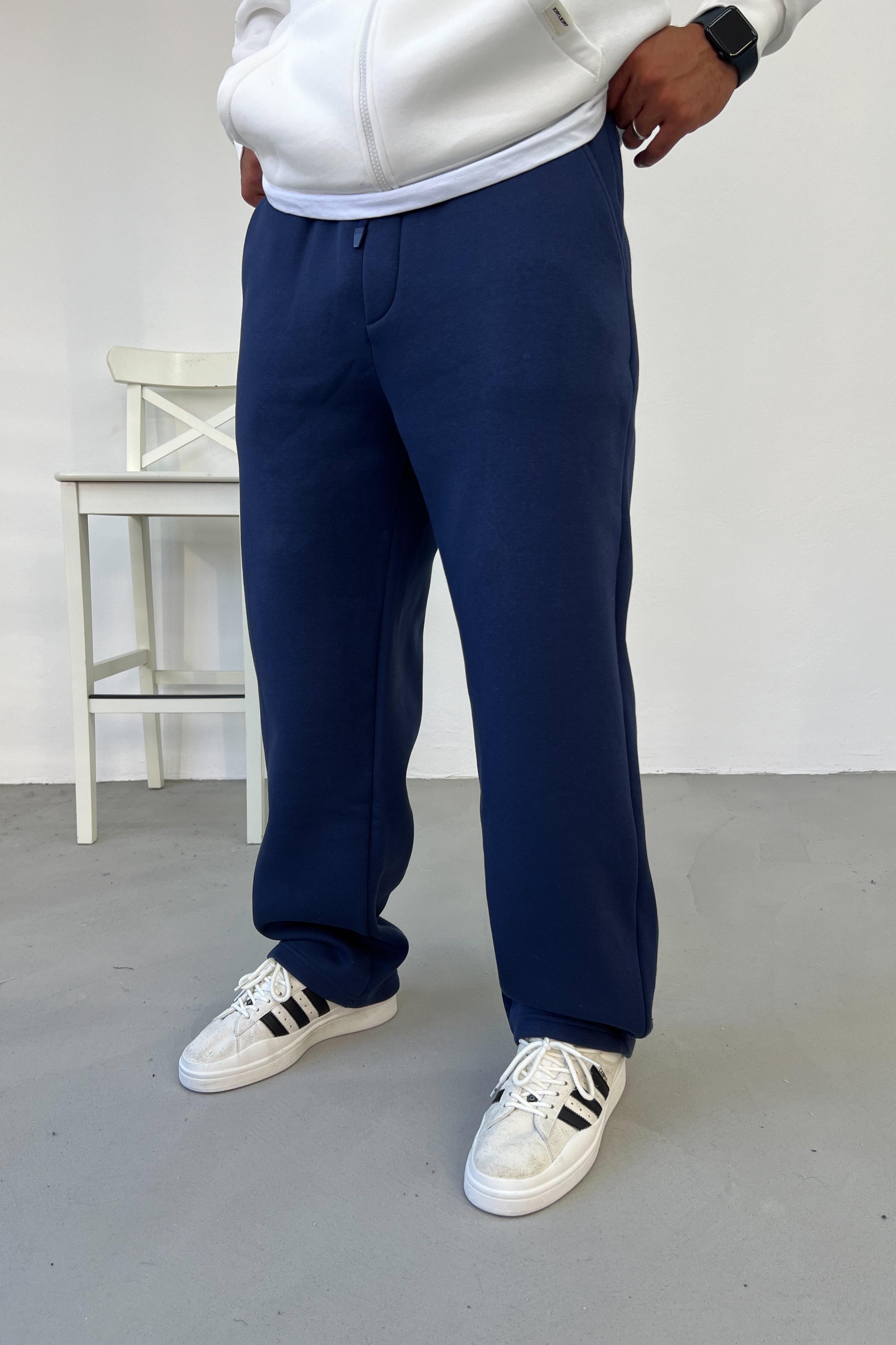 Lacivert Basic Baggy Eşofman 83