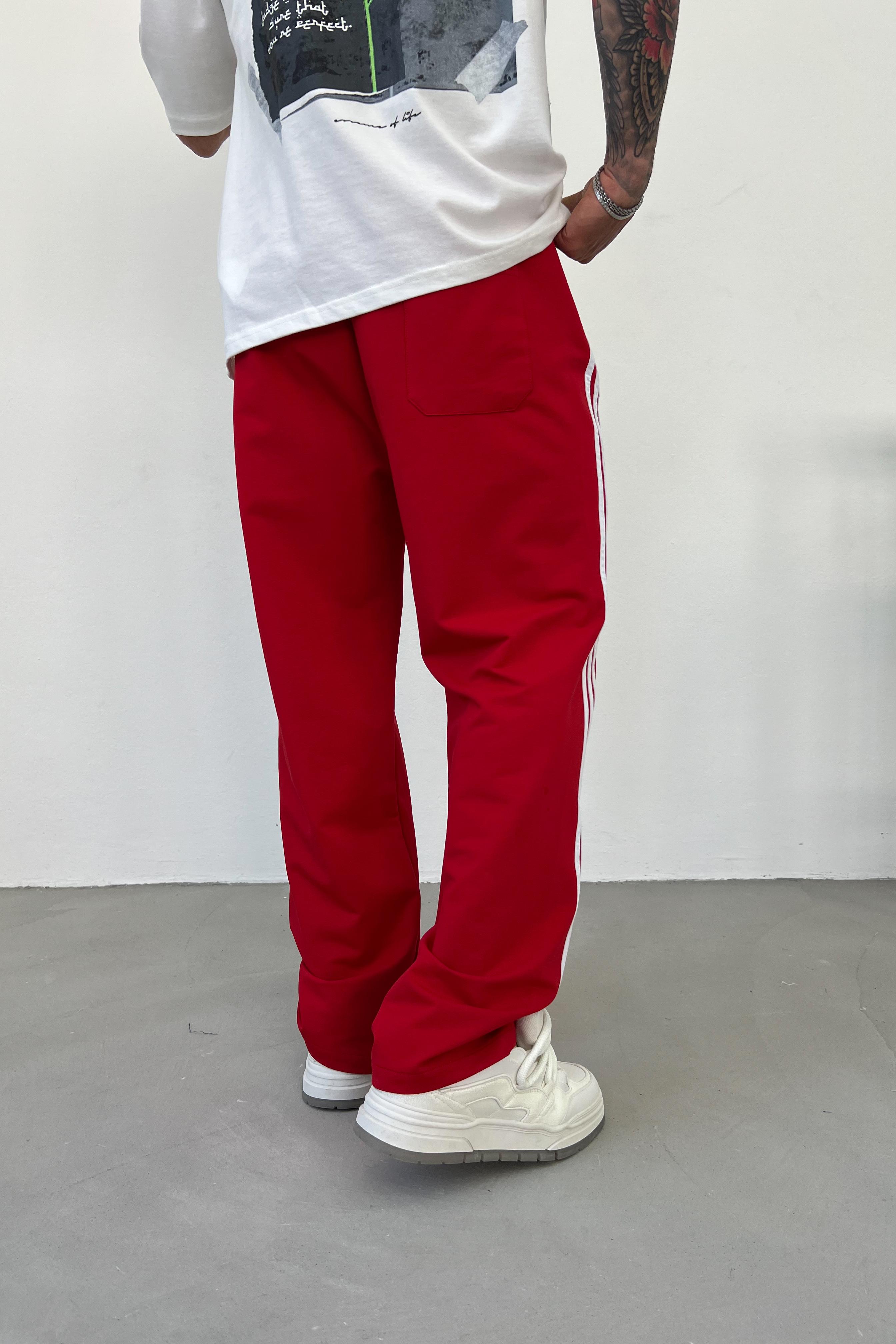 Çapraz Şerit Detaylı Baggy Eşofman 2095
