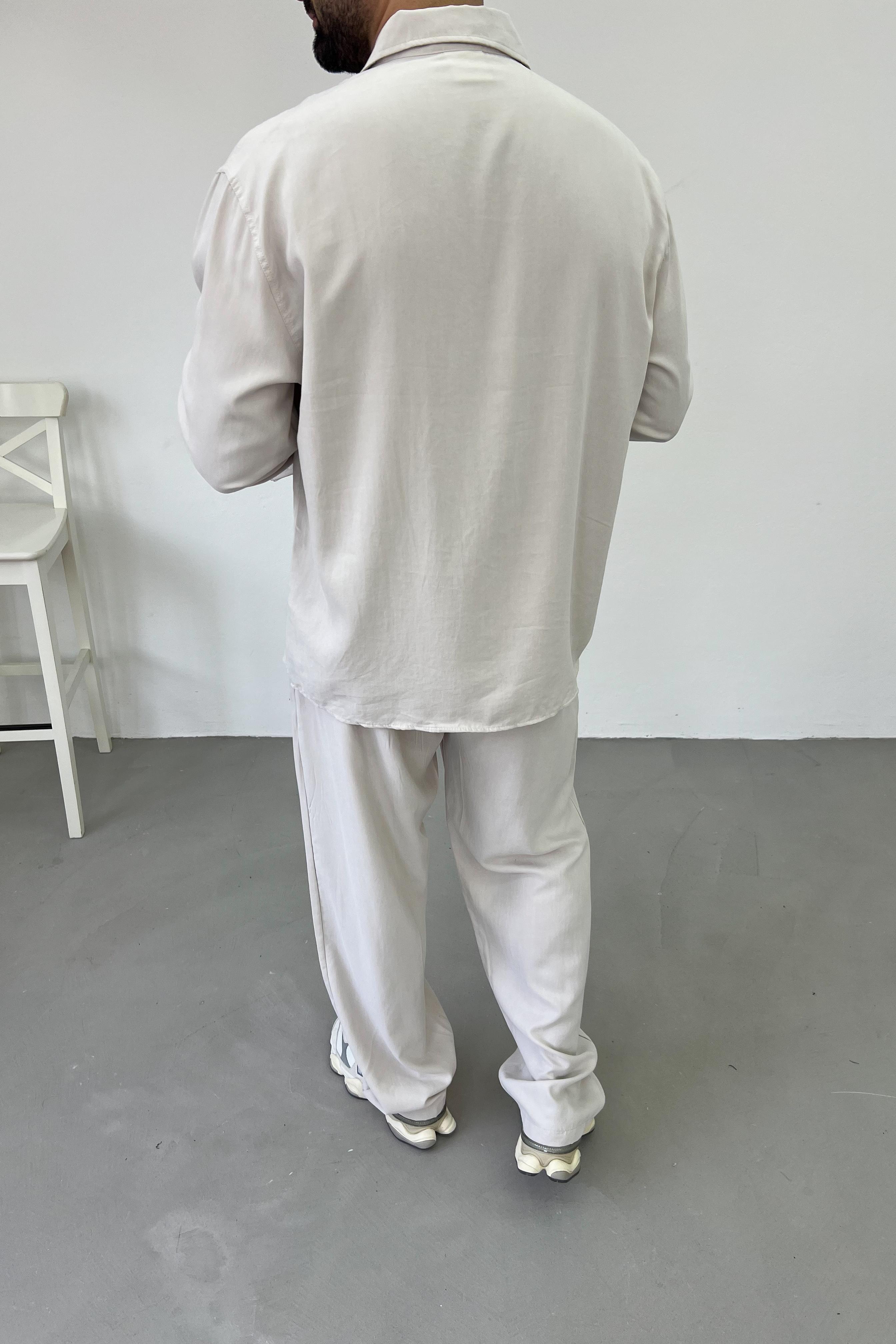 Tensel Kumaş Oversize Gömlek 1004