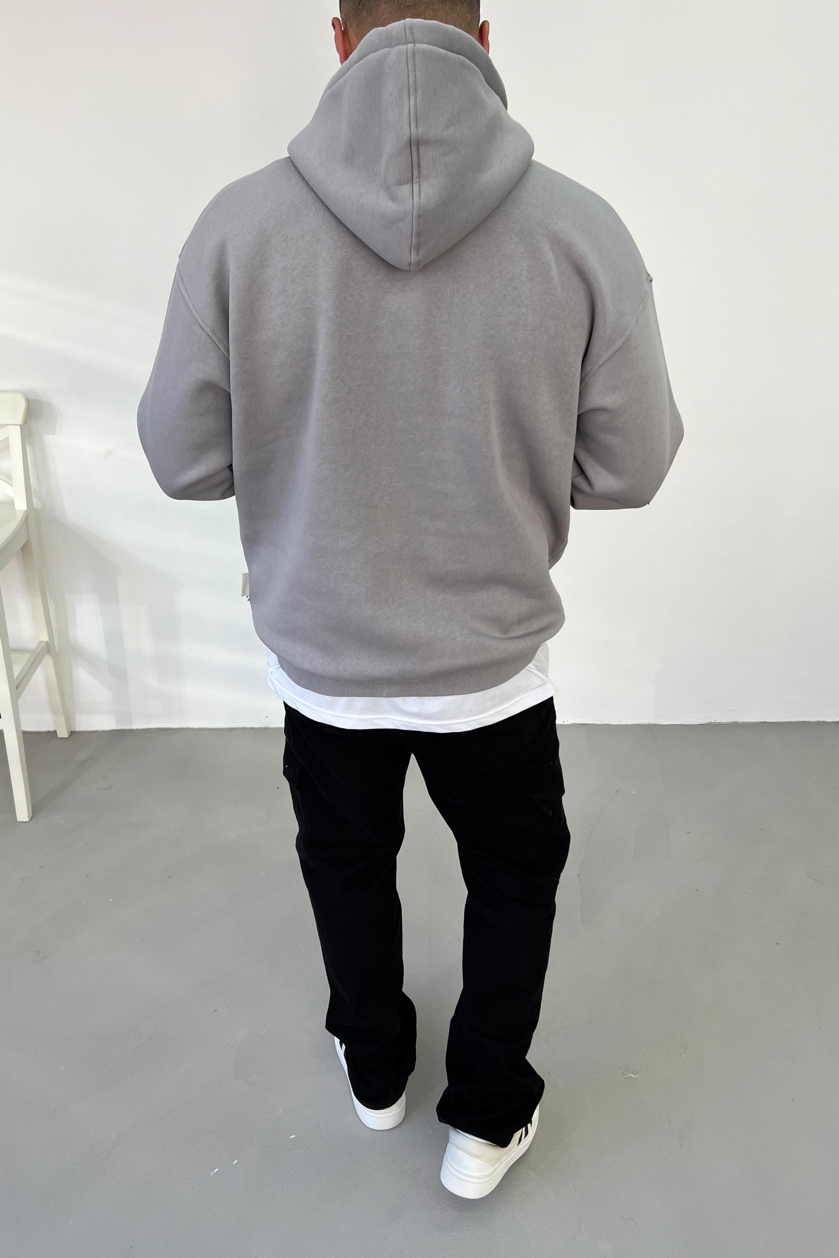 Gri Basic Oversize Sweatshirt 1400
