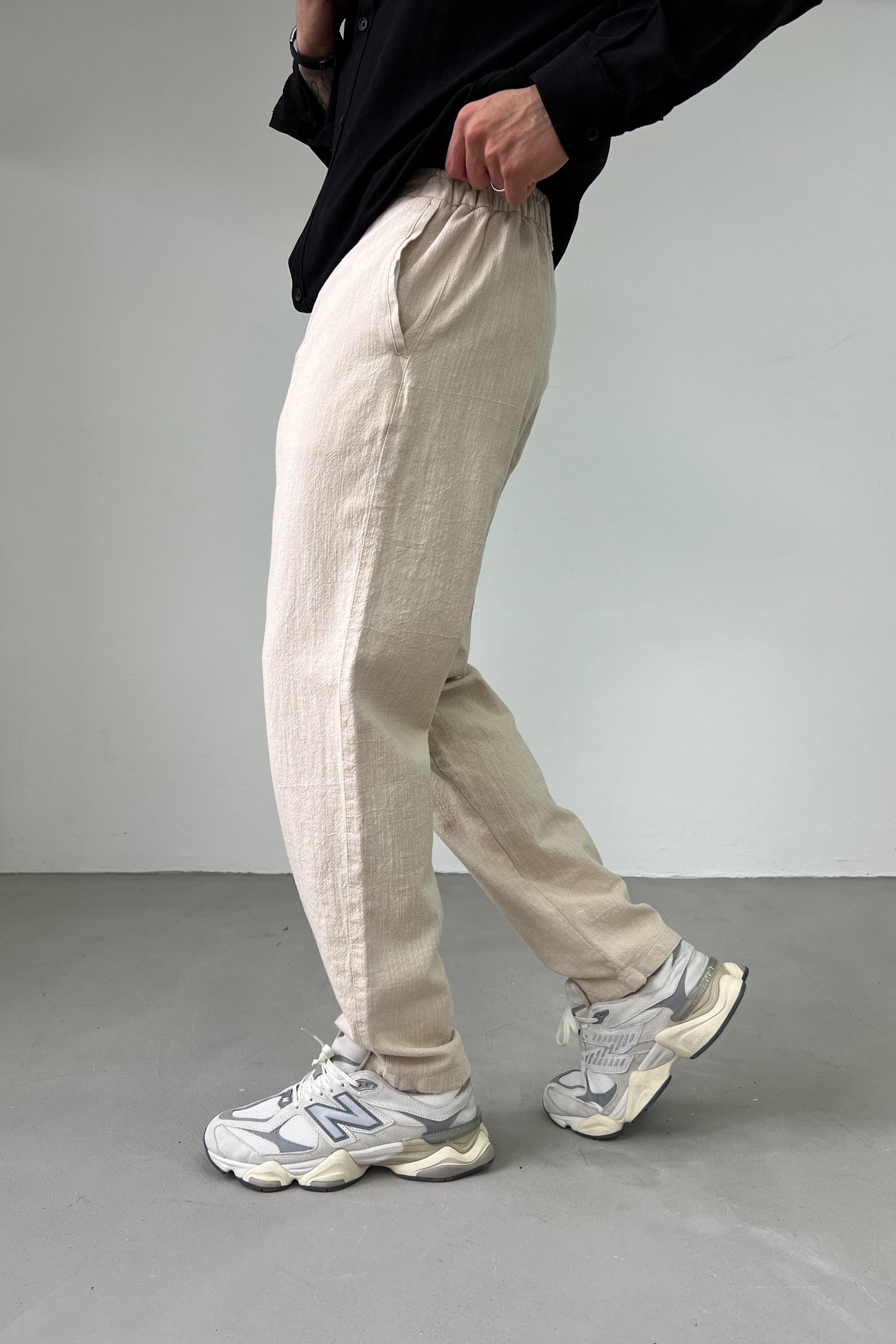 Basic Keten Pantolon 1085