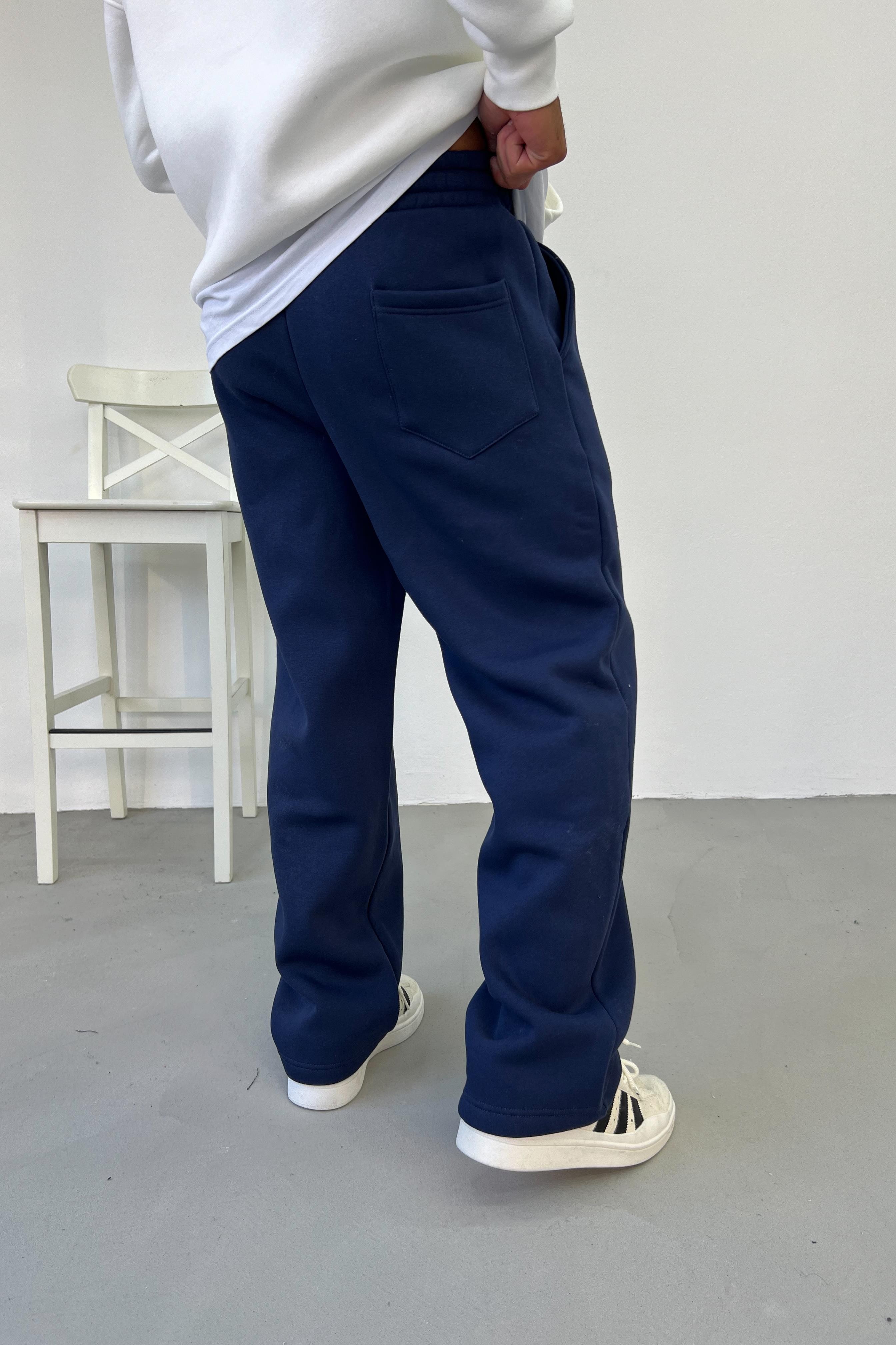 Lacivert Basic Baggy Eşofman 83