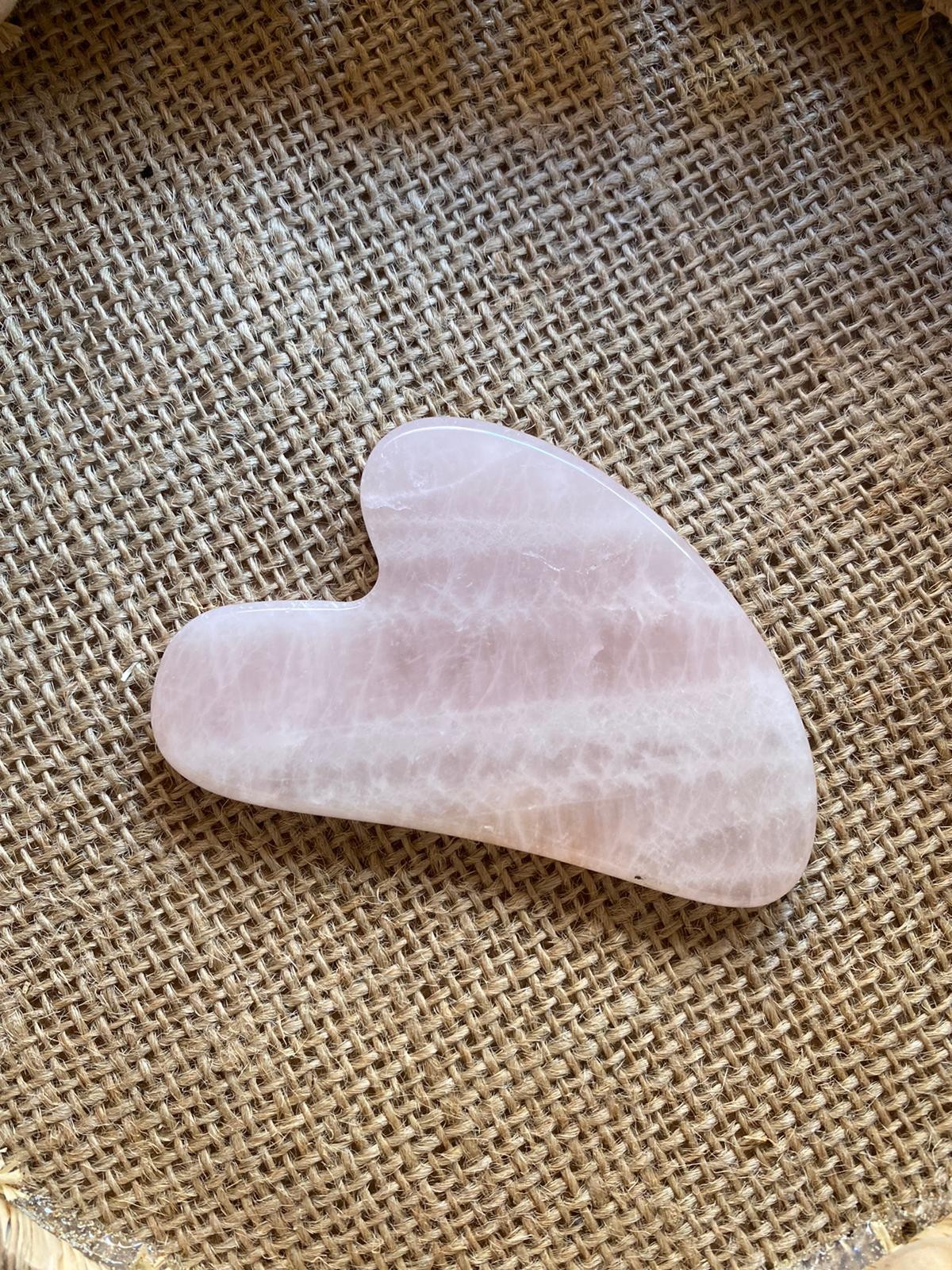 Pembe Kuvars Gua Sha