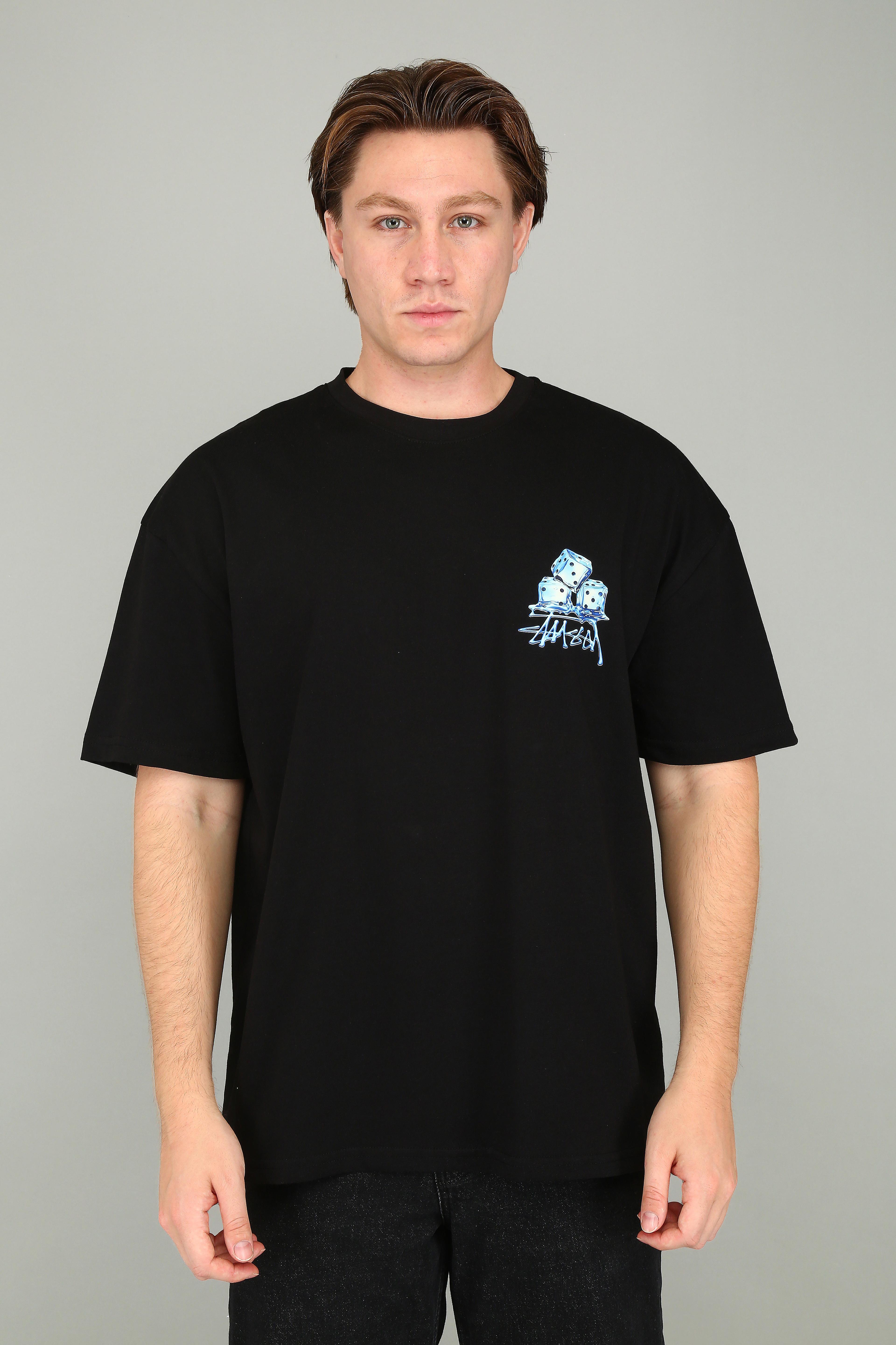  Zar Baskılı Oversize Siyah T-Shirt image