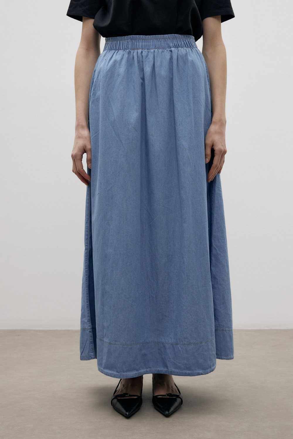 MRW1227-TENCEL SPOR ETEK - MAVI image