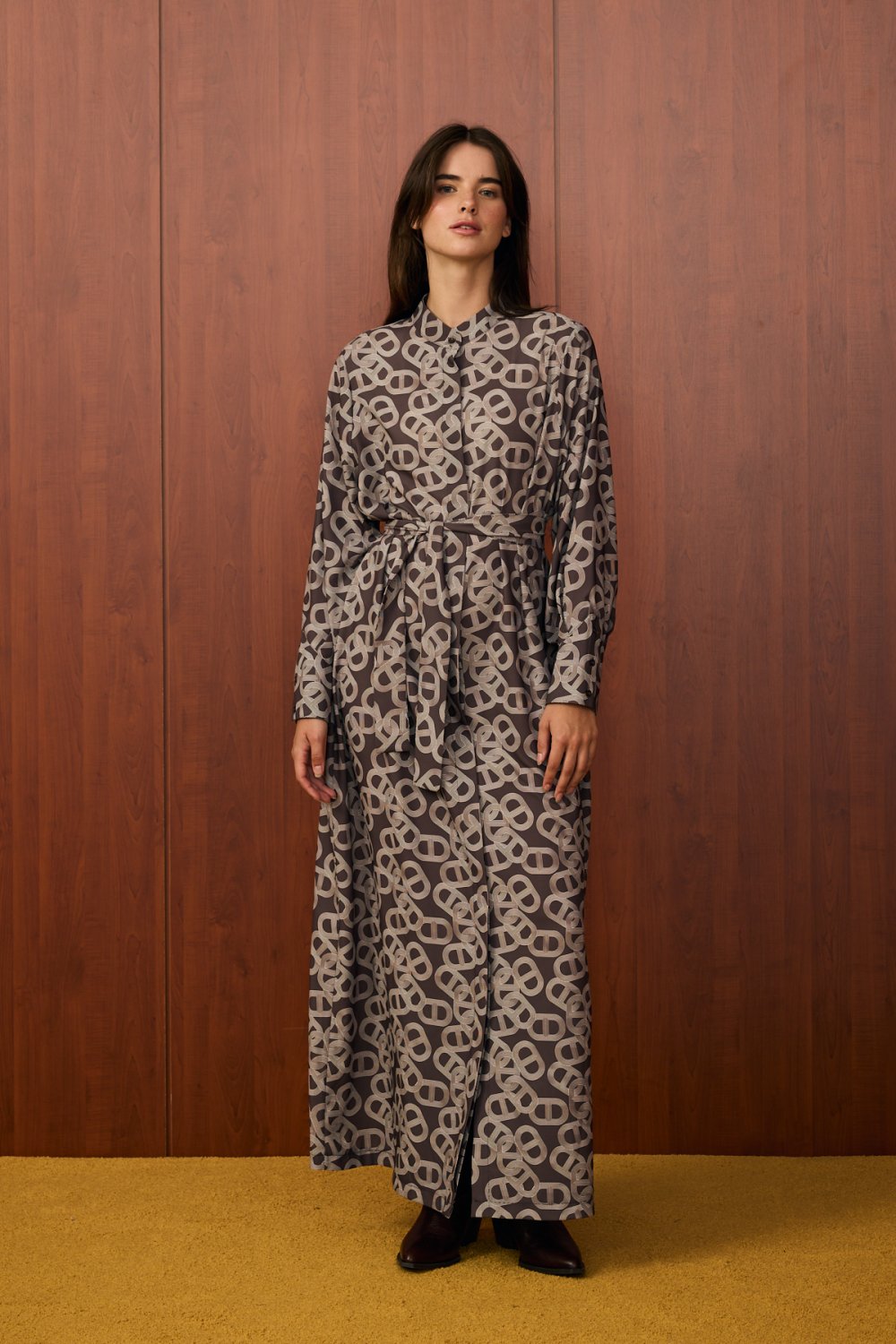 MRW1573-RİGA ELBİSE - ANTRASİT image