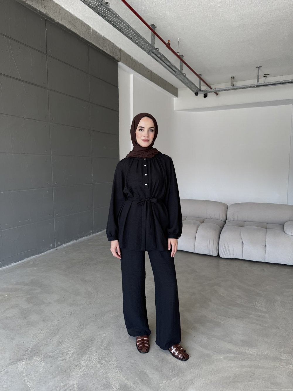 MRW1446-SARDUNYA TAKIM - SIYAH image