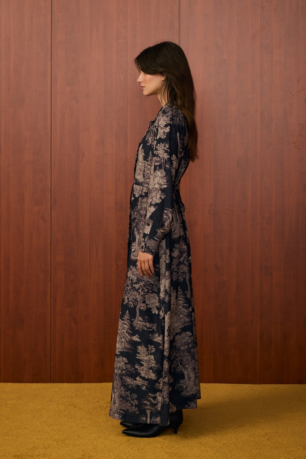 MRW1573-RİGA ELBİSE - SIYAH image