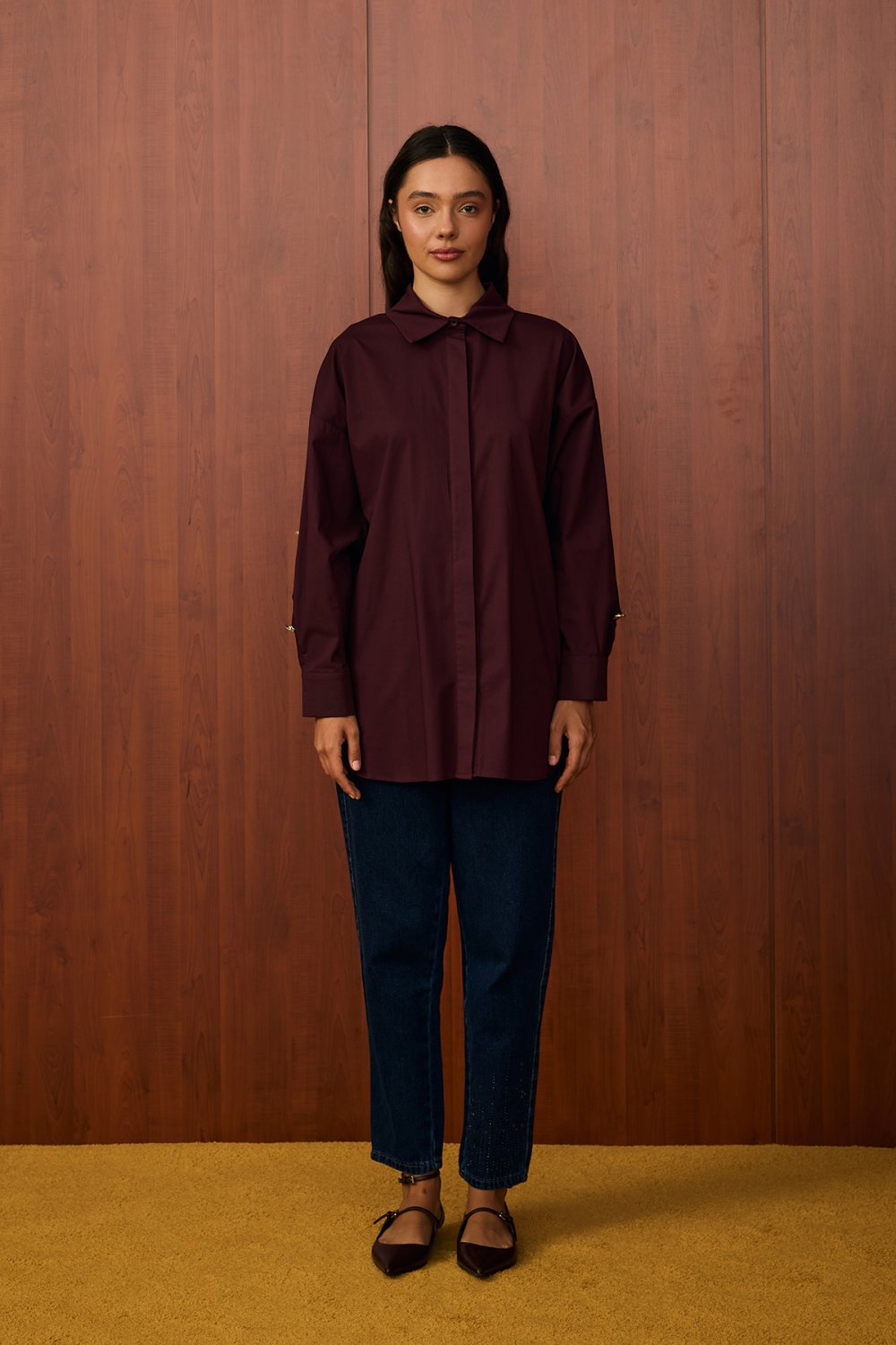 MRW1585-FLY GÖMLEK - BORDO image