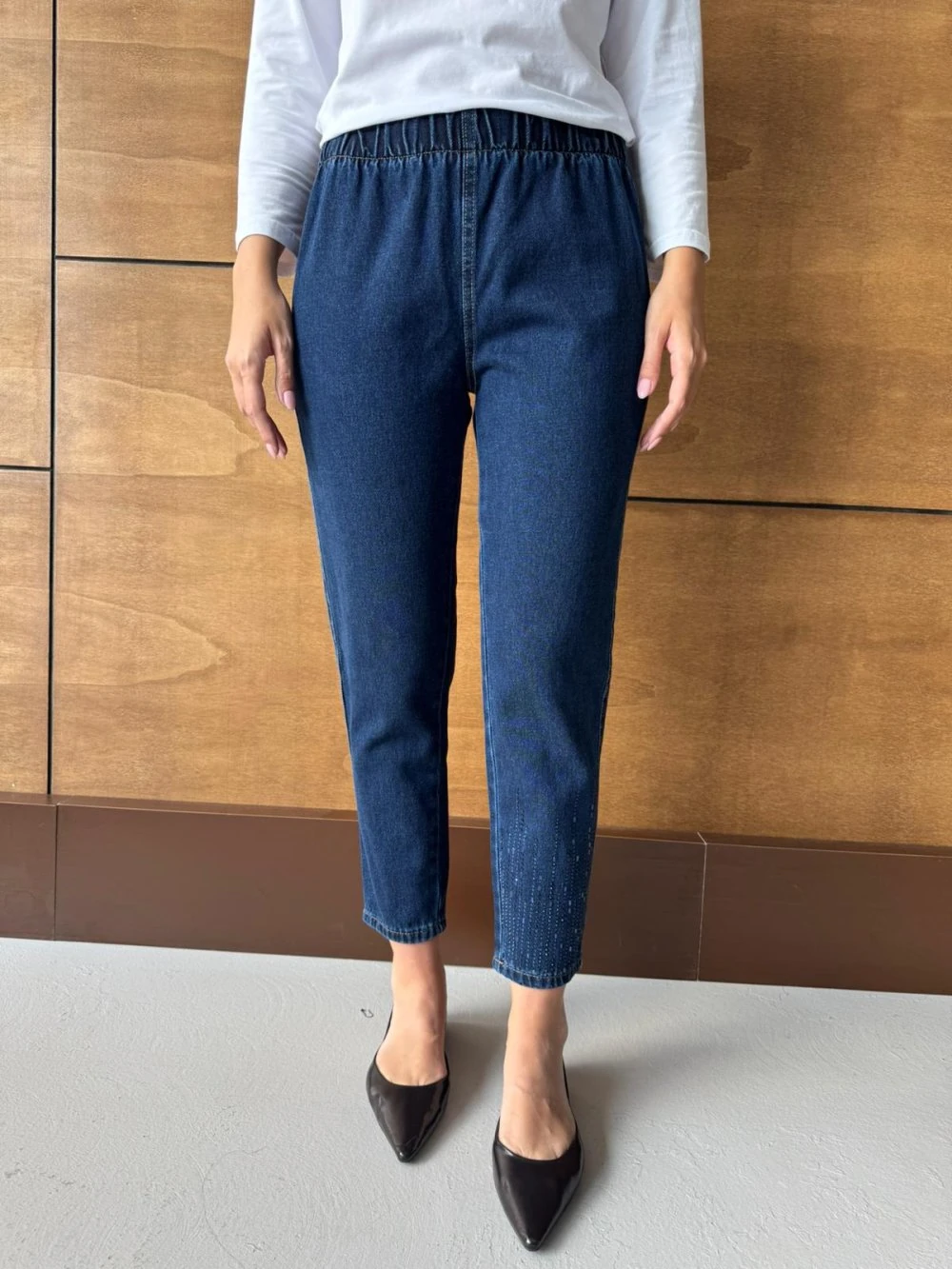 MRW1518-ÖN TAŞLI DENİM - LACİVERT image