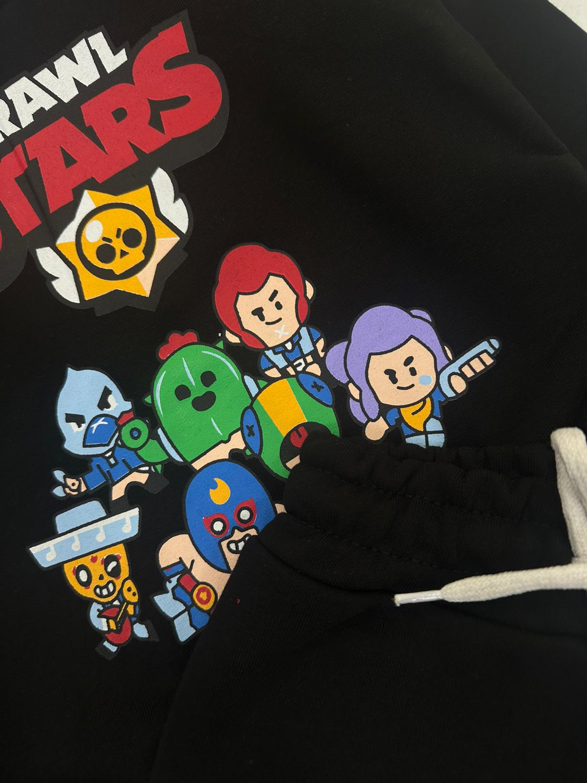 ERKEK ÇOCUK BRAWL STAR BASKILI EŞOFMAN TAKIMI