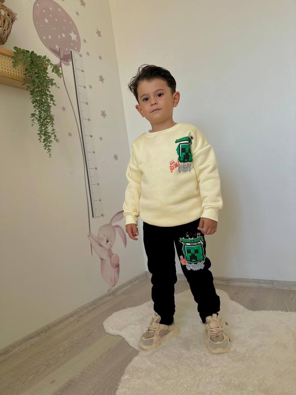 ERKEK ÇOCUK 3 İP ŞARDONLU EŞOFMAN TAKIMI