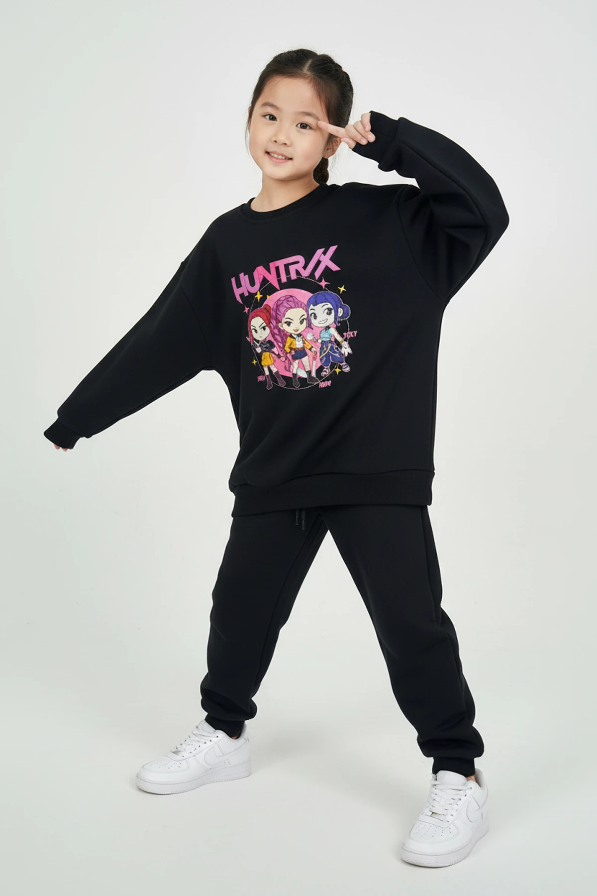 K-POP DEMON HUNTERS BASKILI EŞOFMAN TAKIMI