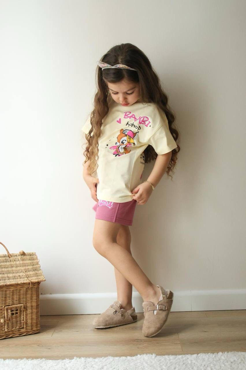 KIZ ÇOCUK ŞORTLU TAKIM