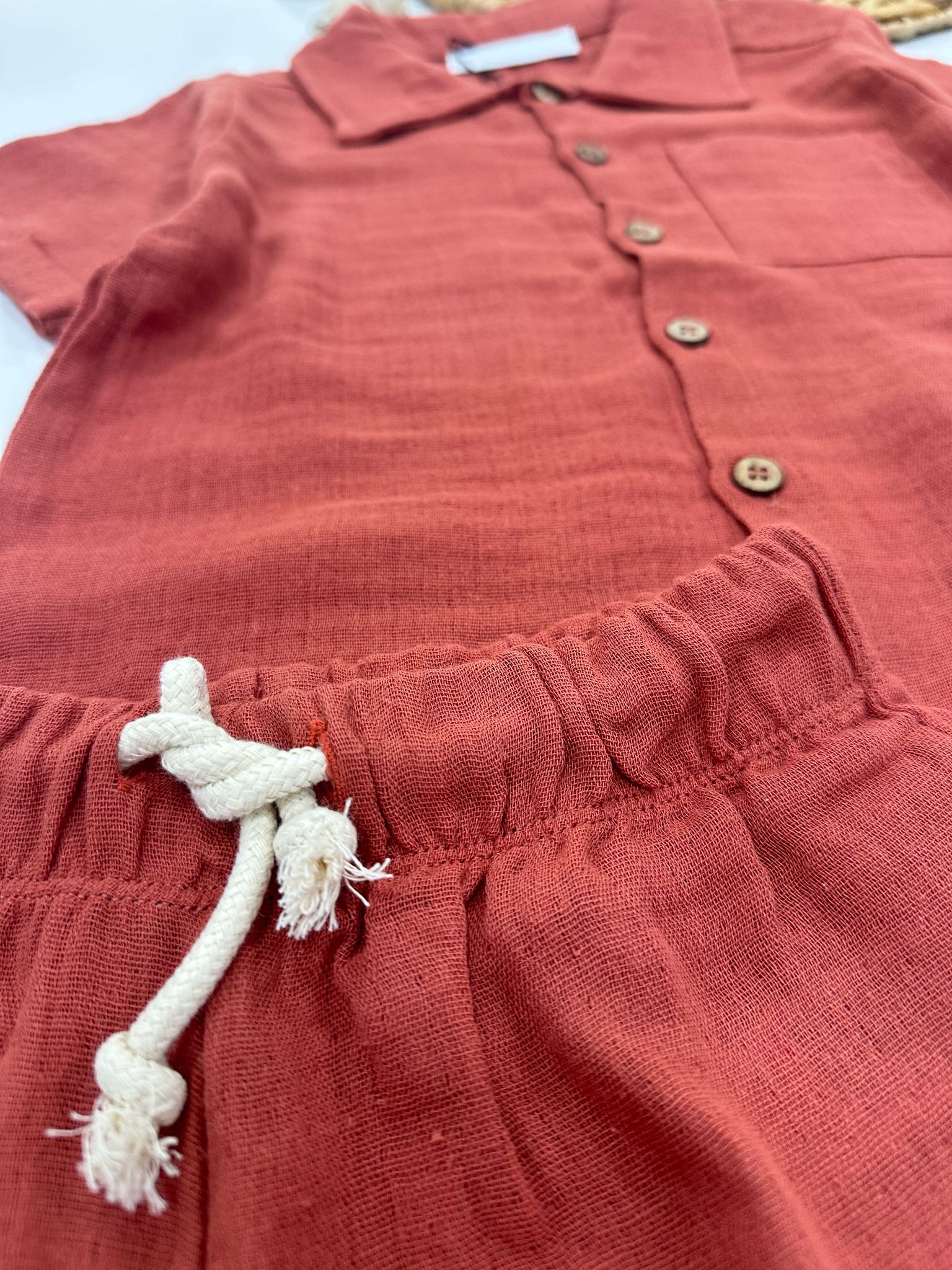 UNISEX OVERSİZE MÜSLİN TAKIM