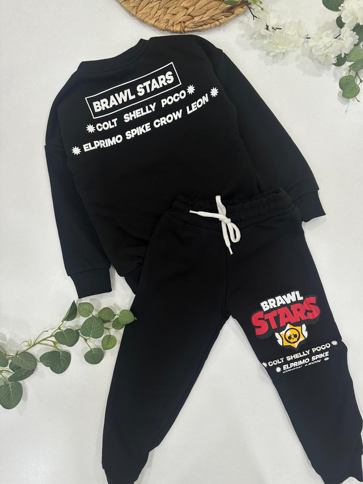 ERKEK ÇOCUK BRAWL STAR BASKILI EŞOFMAN TAKIMI