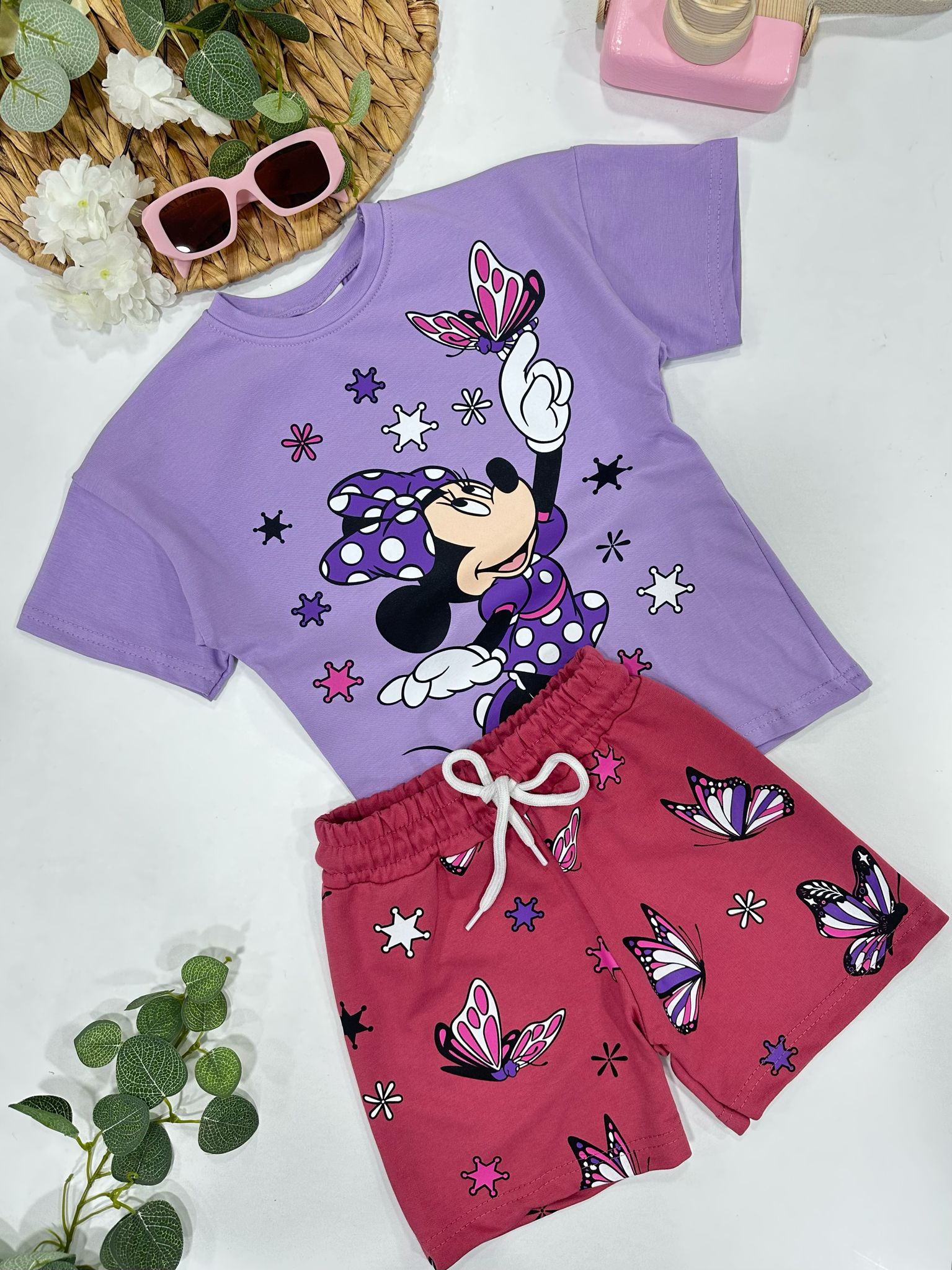 KIZ ÇOCUK ŞORTLU TAKIM