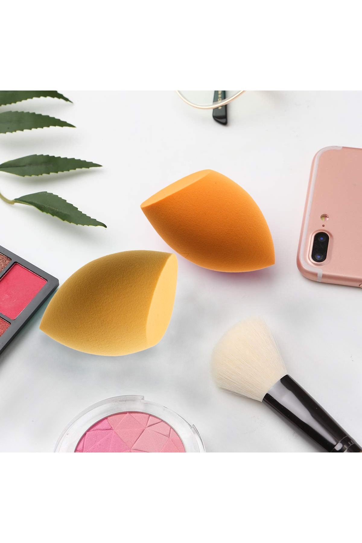 Professional Makeup Sponge Makyaj Süngeri Sarı