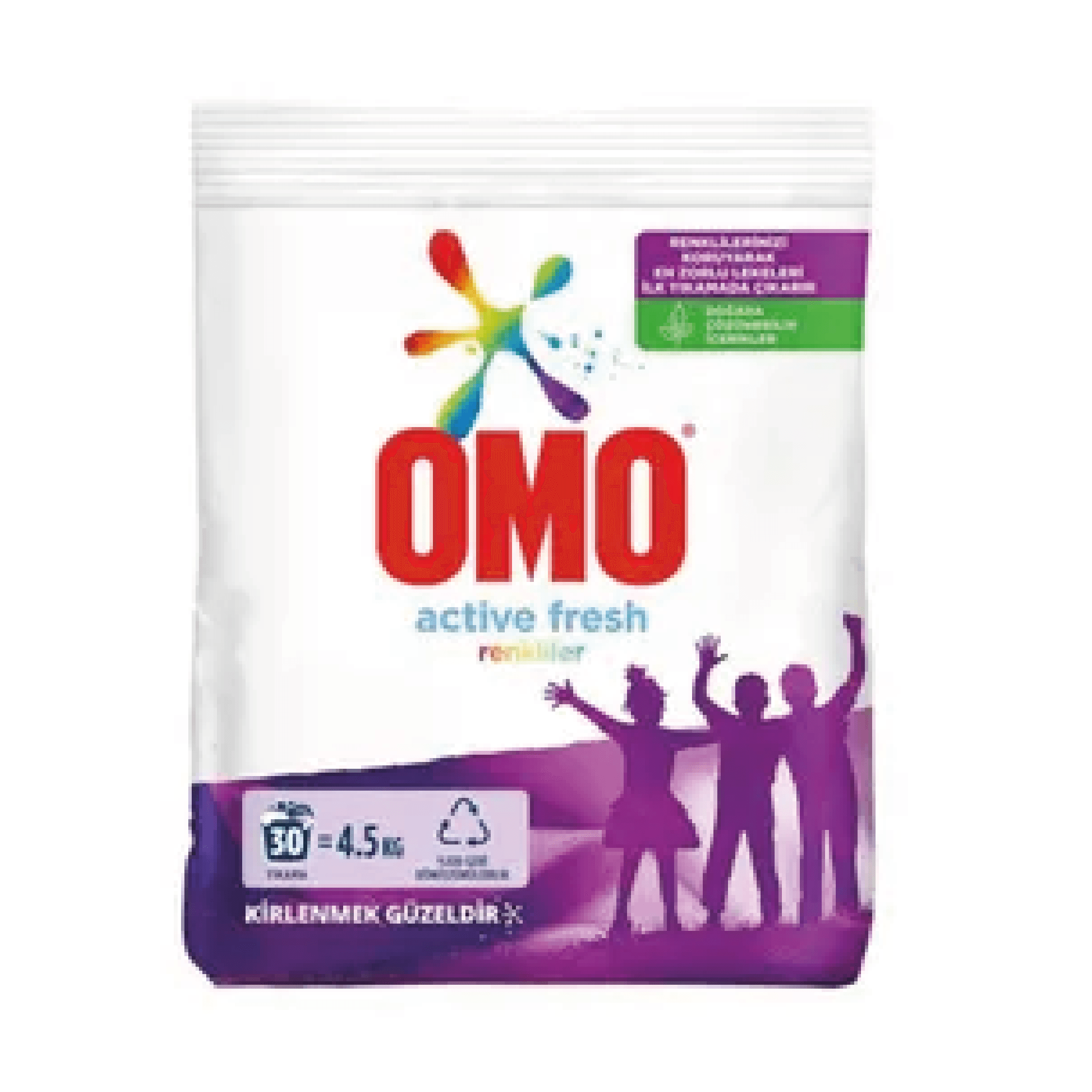 Omo Active Fresh Toz Çamaşır Deterjanı Renkliler 4.5 Kg