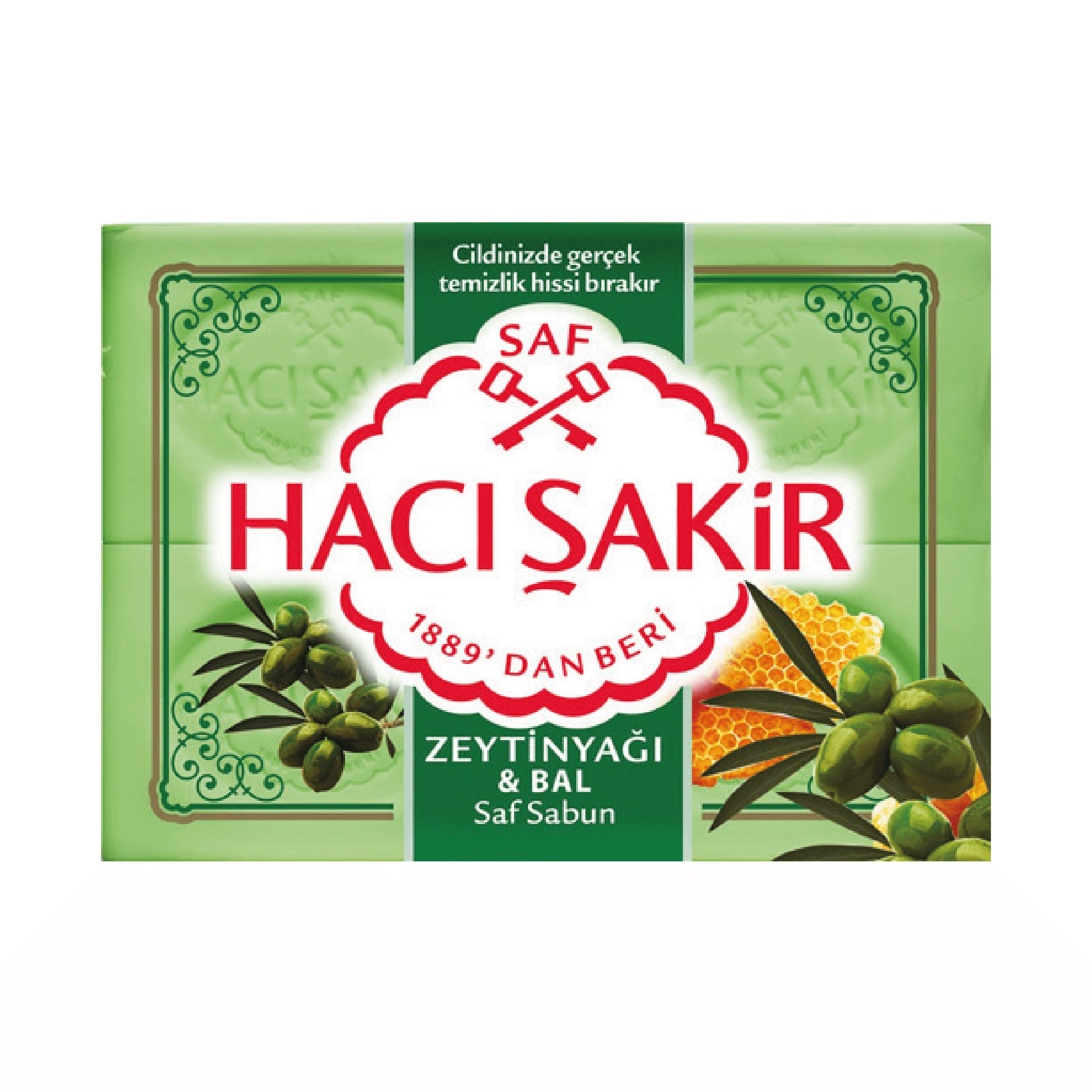 Hacı Şakir Kalıp Sabun Zeytinyağı & Bal 4'Lü 600 gr