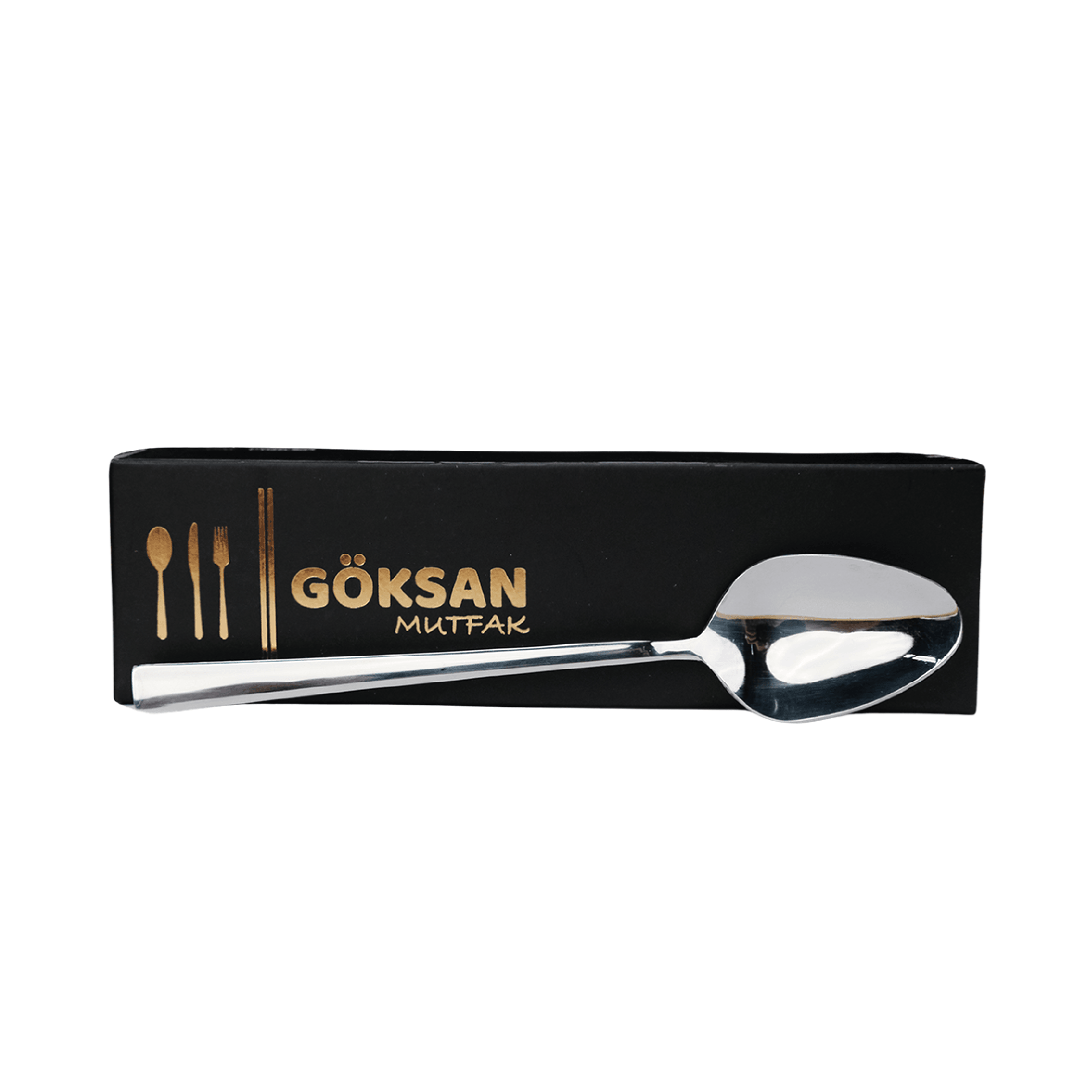 Göksan Kaşık Siyah Kutu 12'li