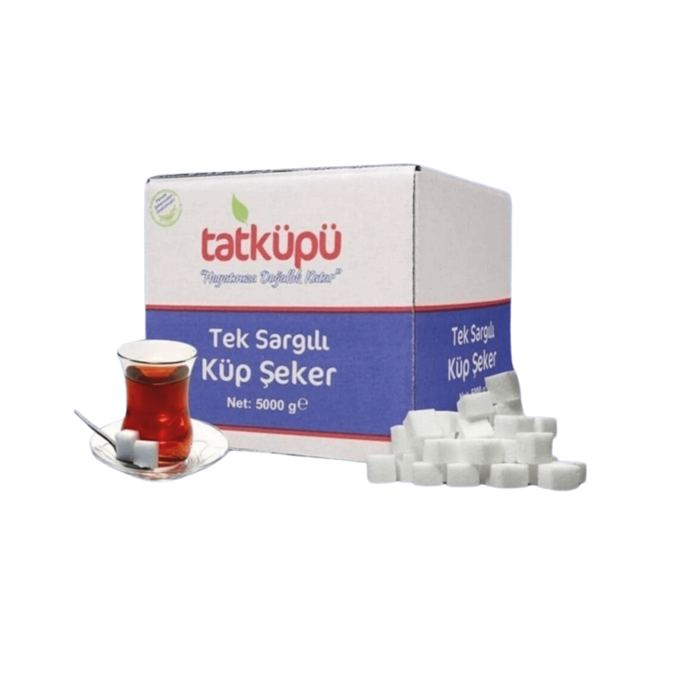 Tatküpü Tek Sargılı Küp Şeker 5 kg